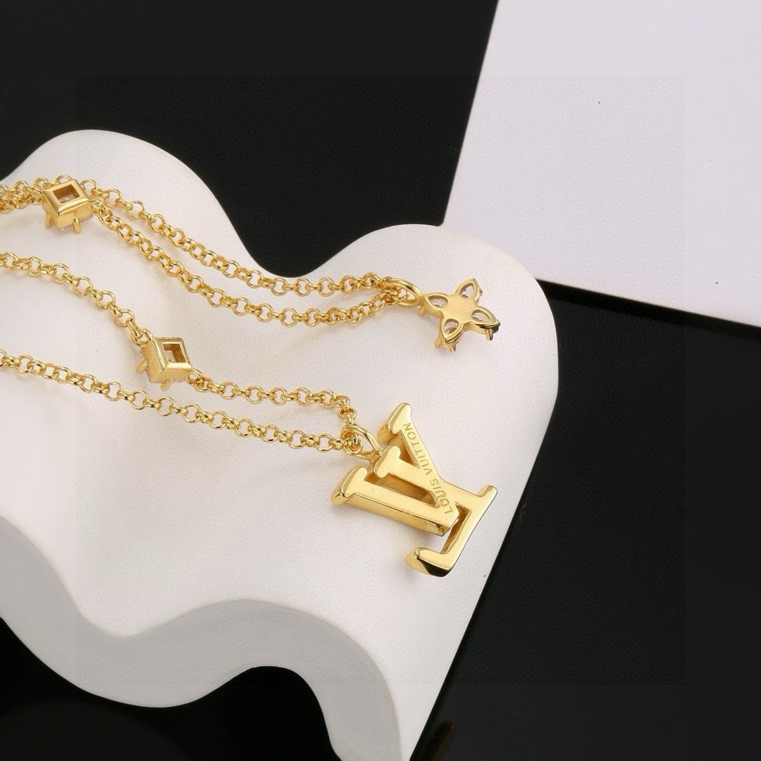 louis vuitton lv iconic necklace bracelet set