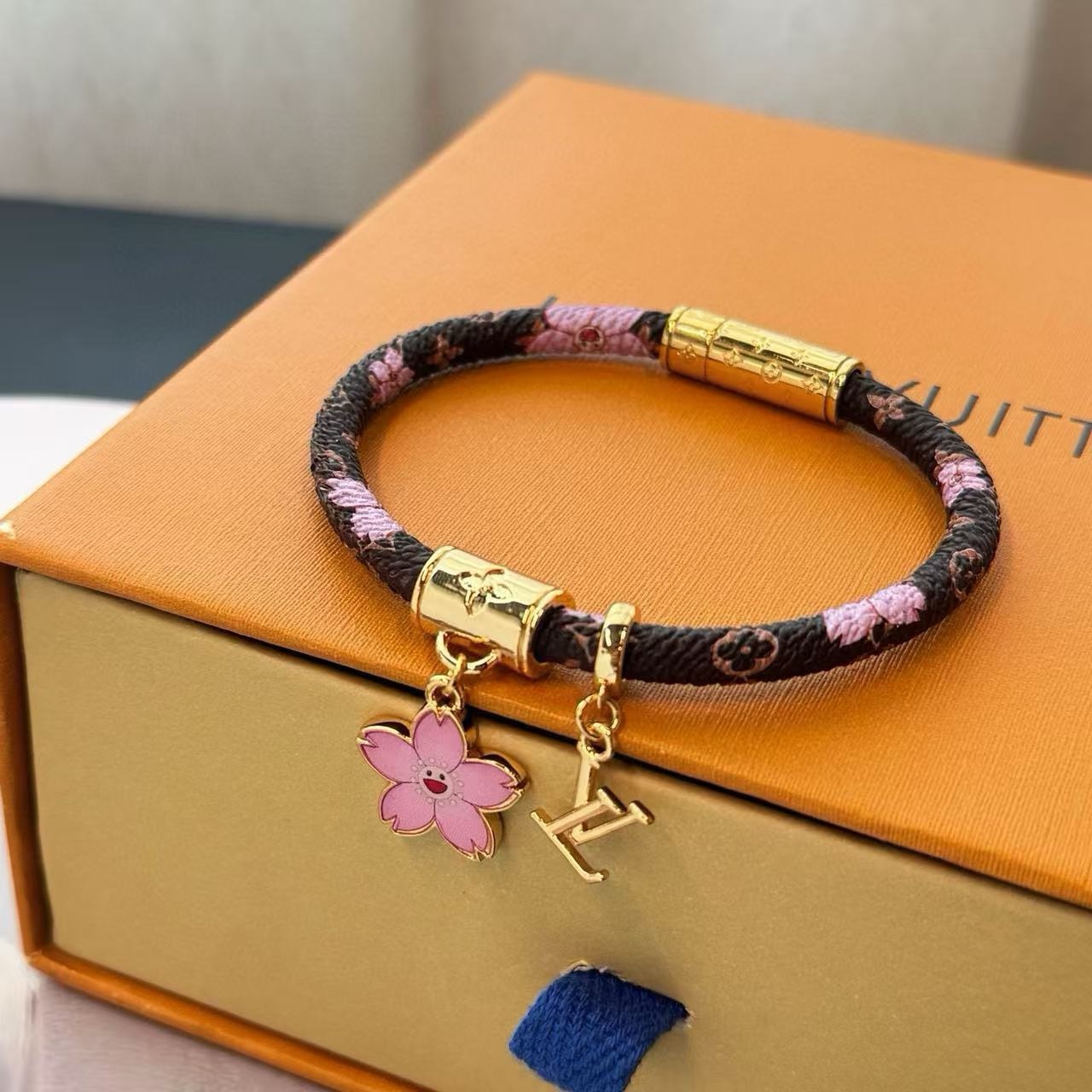 louis vuitton cherry blossom bracelet