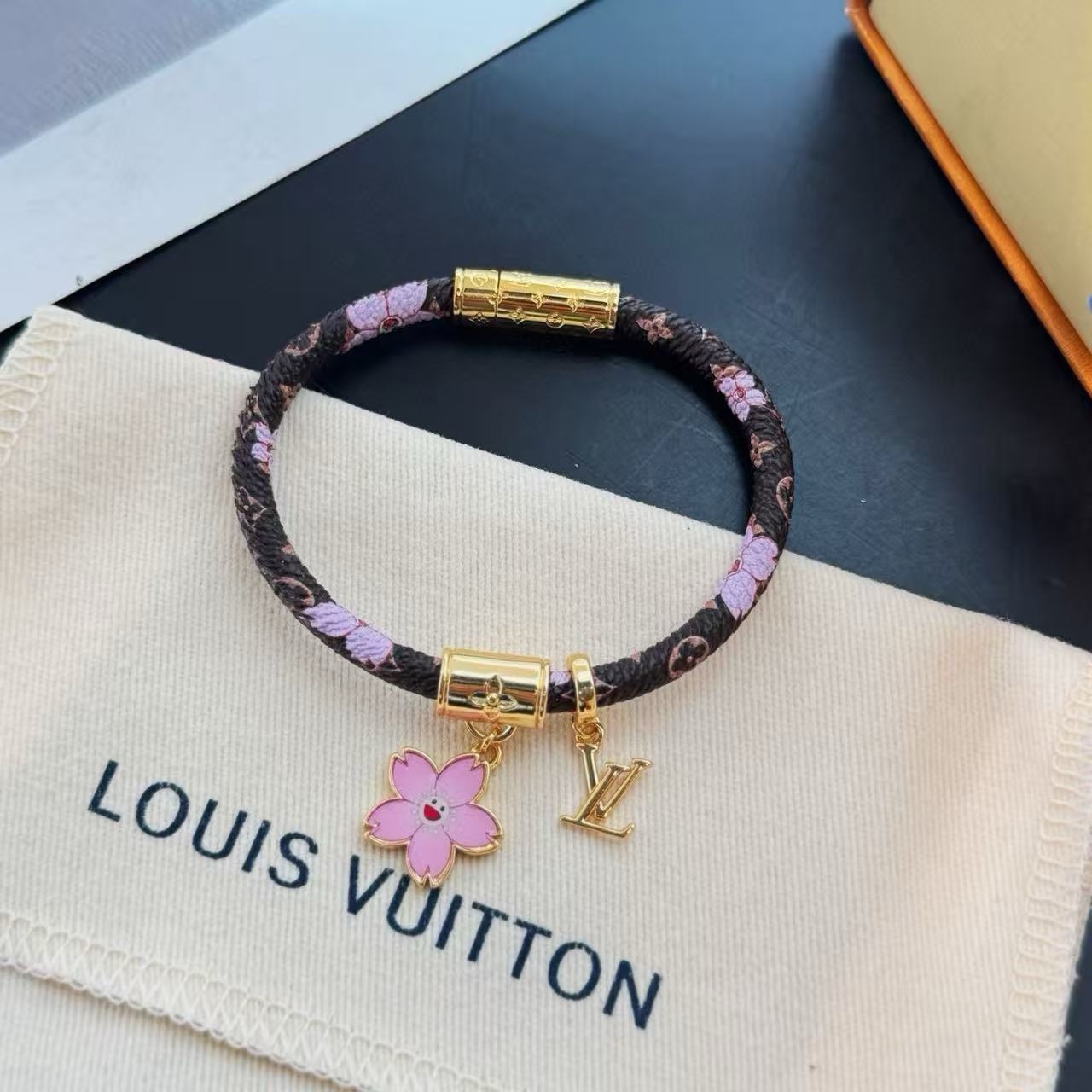 louis vuitton cherry blossom bracelet