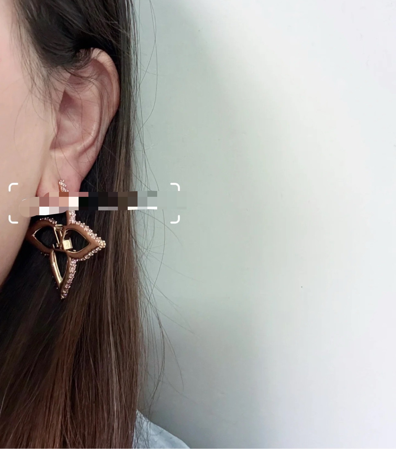louis vuitton openwork monogram flower earrings