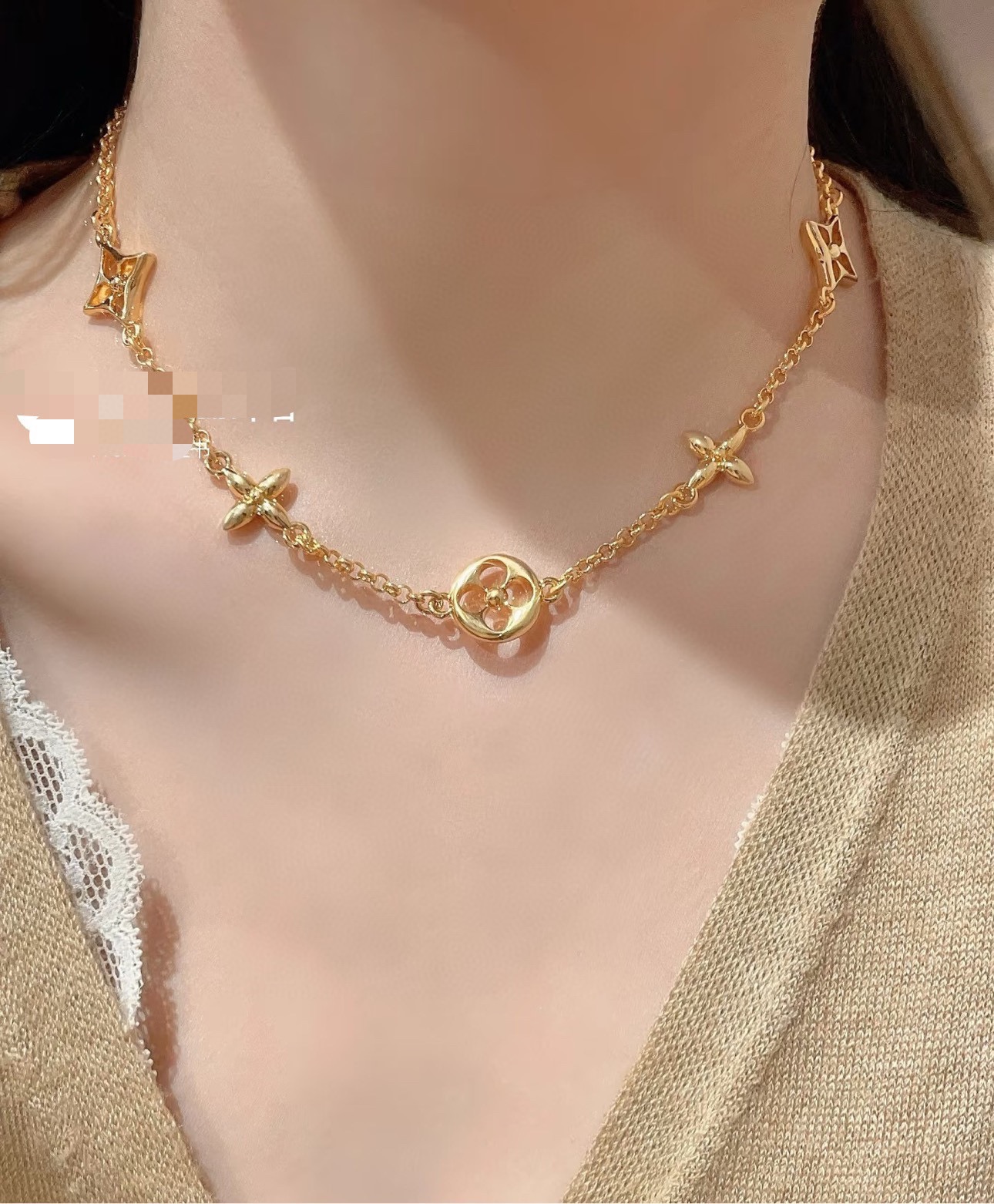 louis vuitton blooming supple necklace