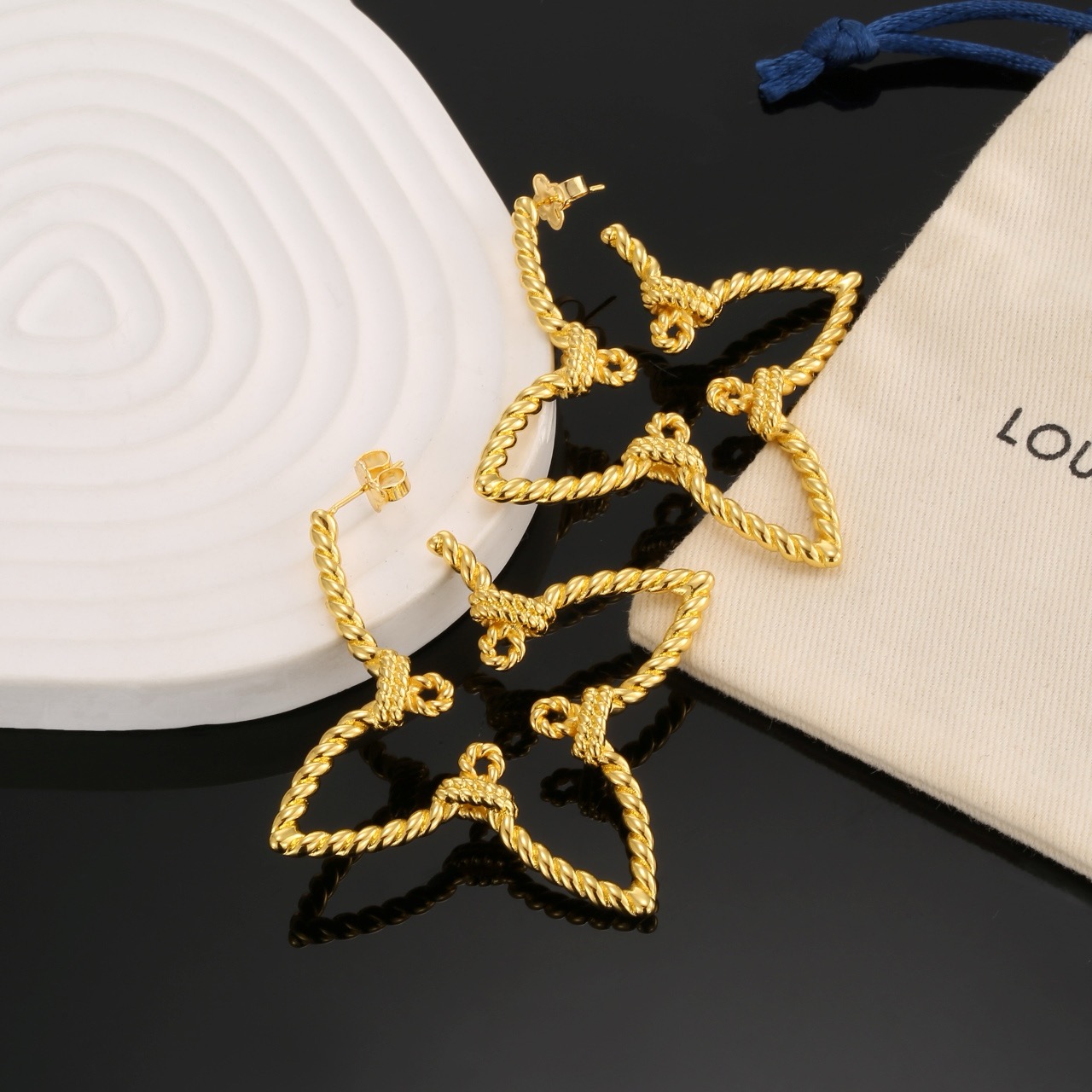 louis vuitton lv nautical earrings