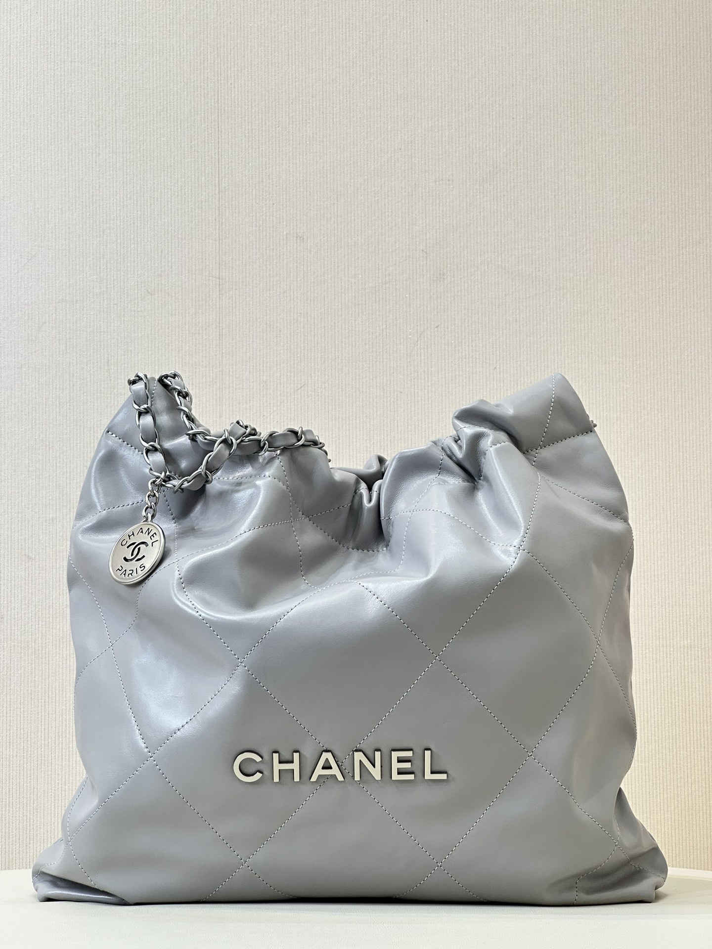 CHANEL Très grande capacité logo vieilli cuir d'origine matelassé sac de l'année sac shopping cuir de vachette importé