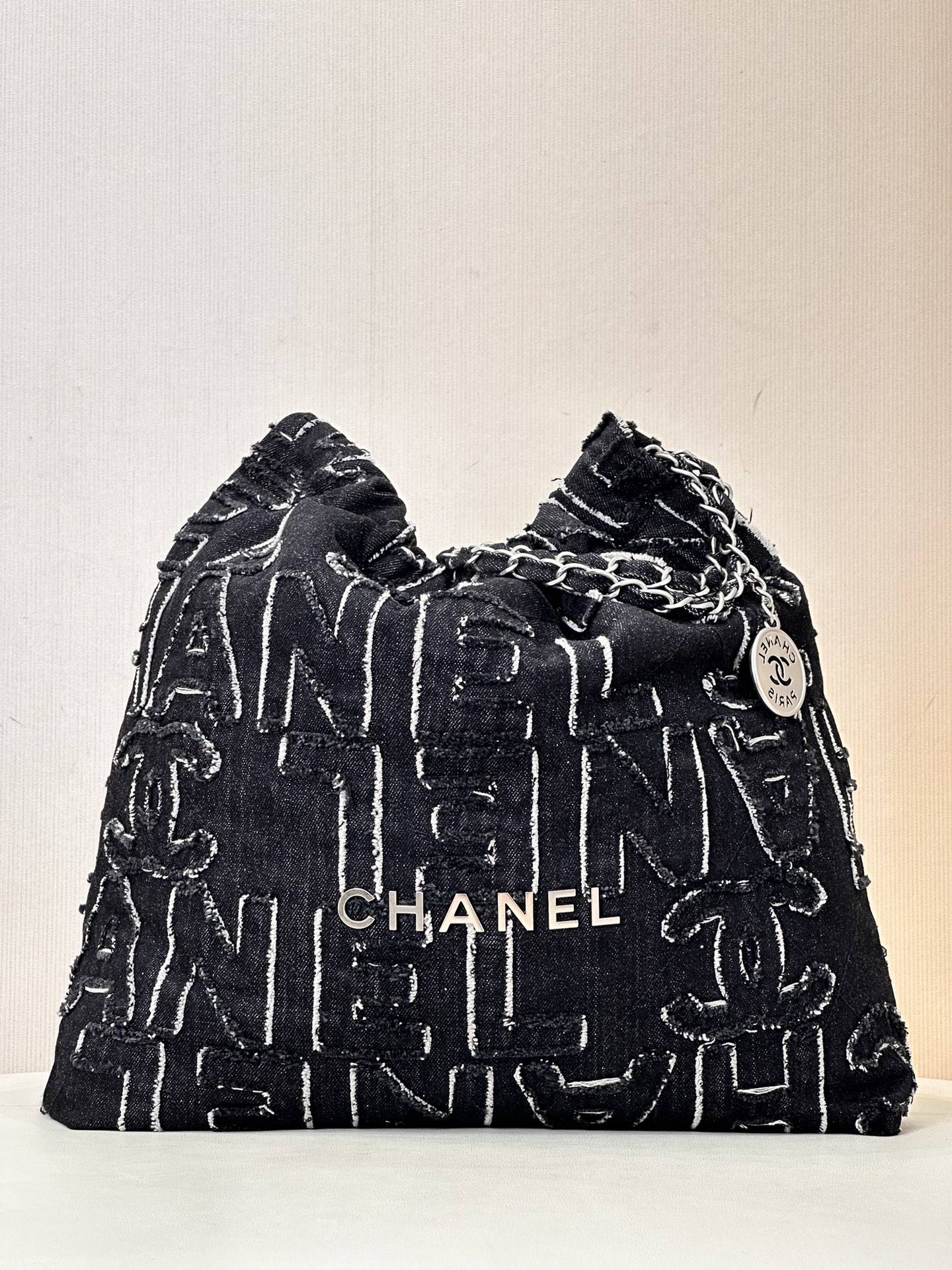 CHANEL Très grande capacité logo vieilli cuir d'origine matelassé sac de l'année sac shopping cuir de vachette importé