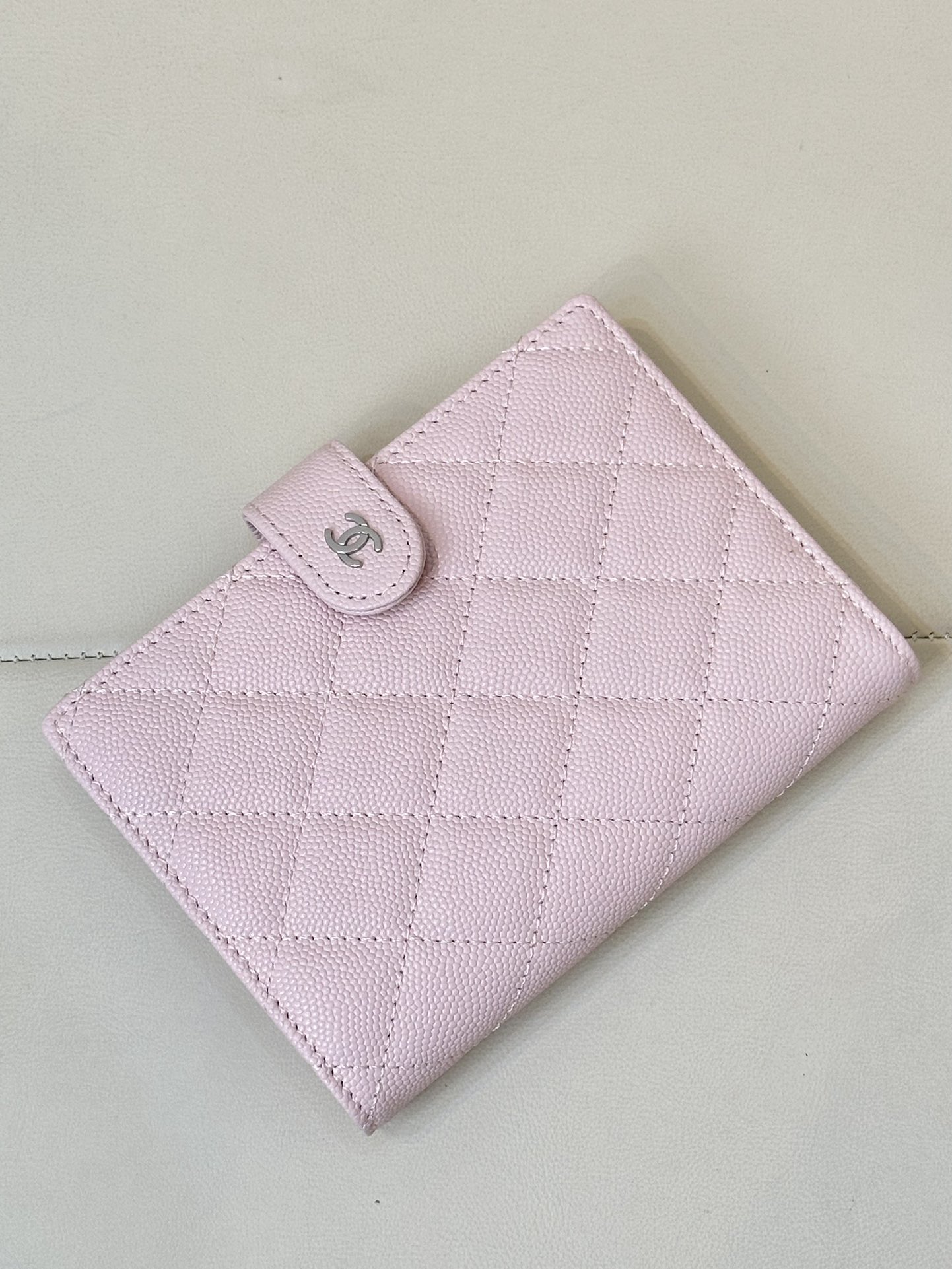 CHANEL timeless classic small fragrance passport holder ZG latest style diamond quilted design card slot design