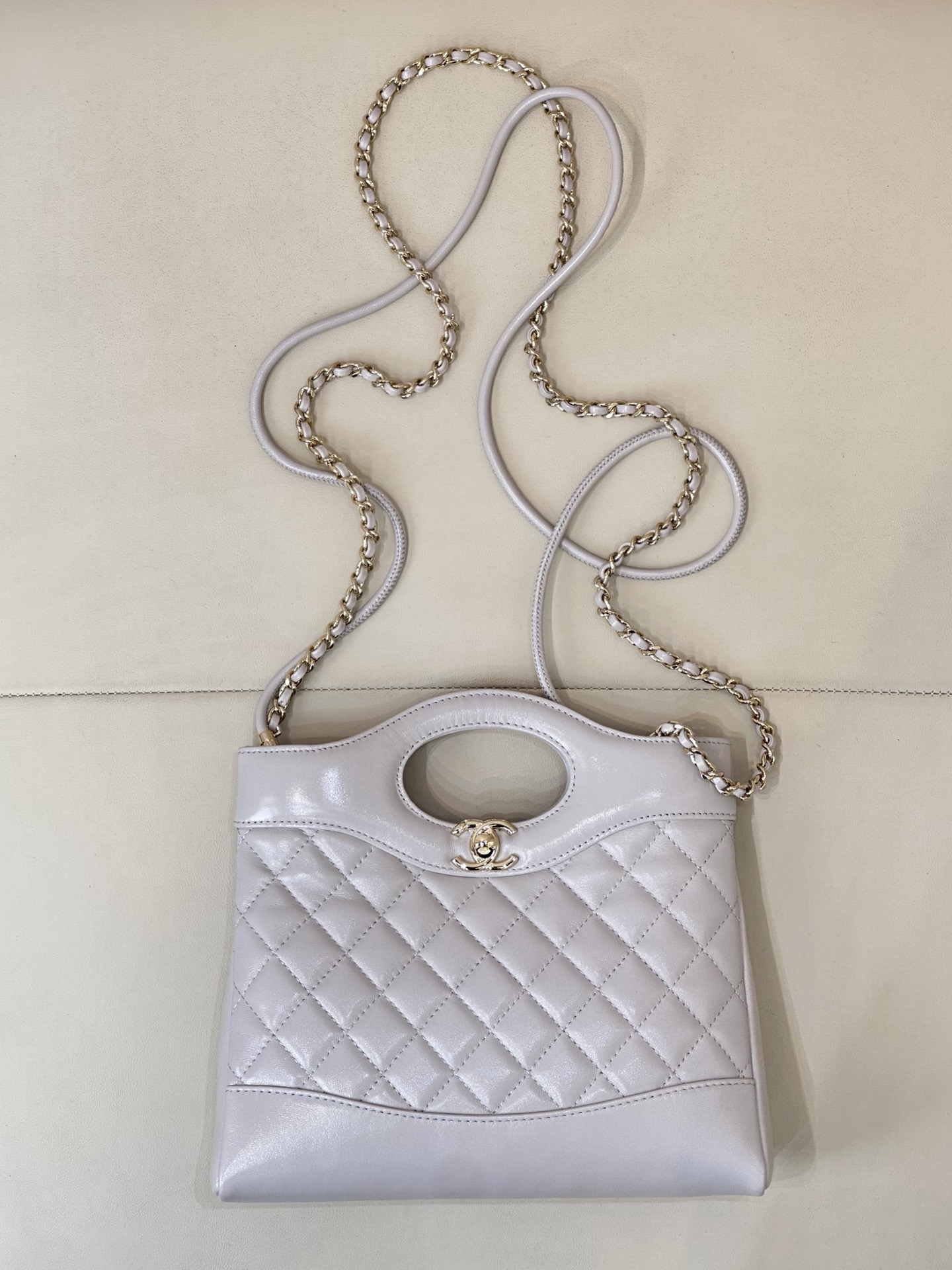 CHANEL Сумка 31Bag складная расслабленный стиль винтажный японский ромбовидная стёжка цепочка из кожи через плечо в руке универсальная лимитированная — высшее качество