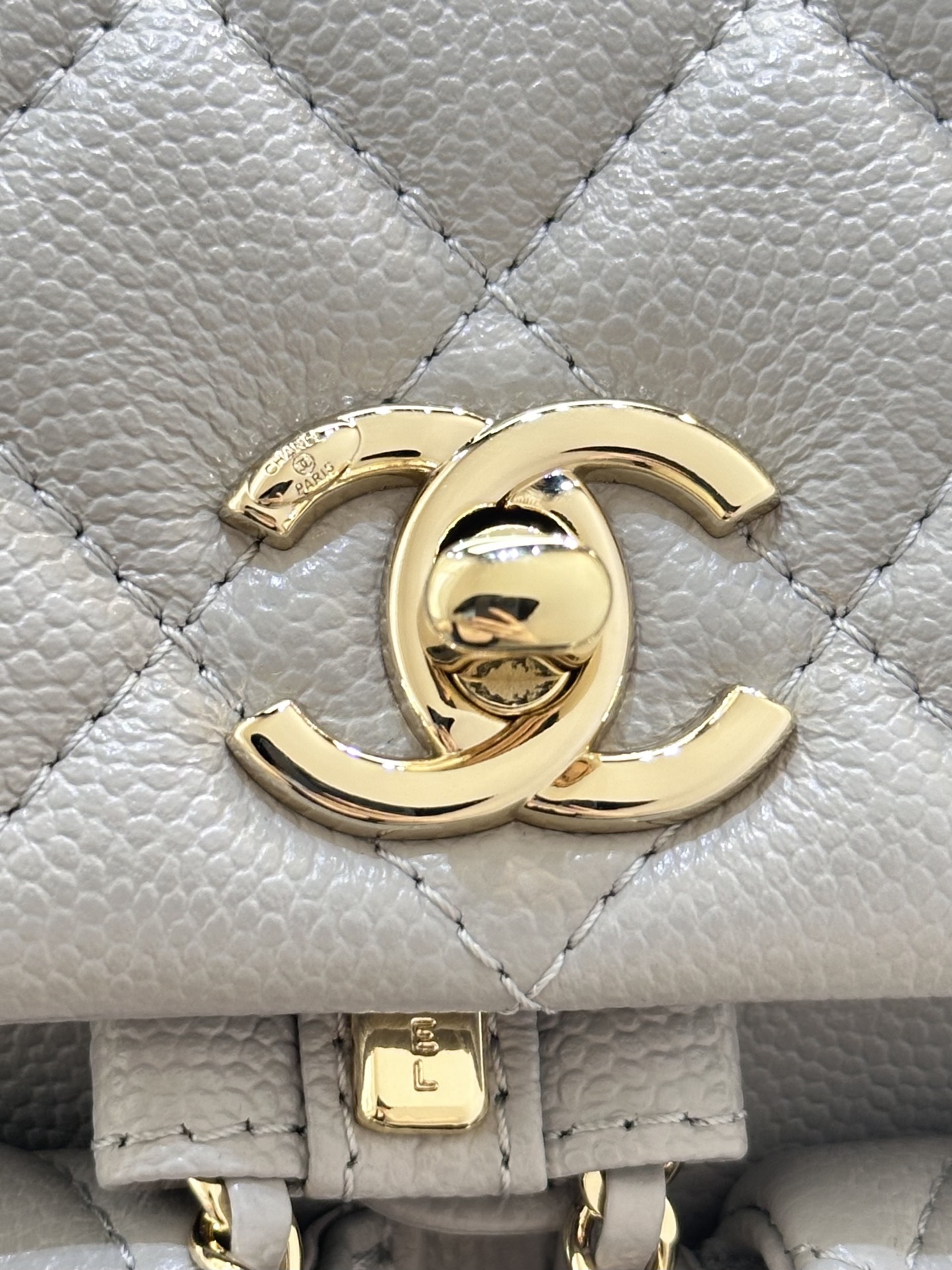 Chanel Quilted Leather Mini Backpack with Chain Straps - Gray 5 i1744873116612 9167 0 8