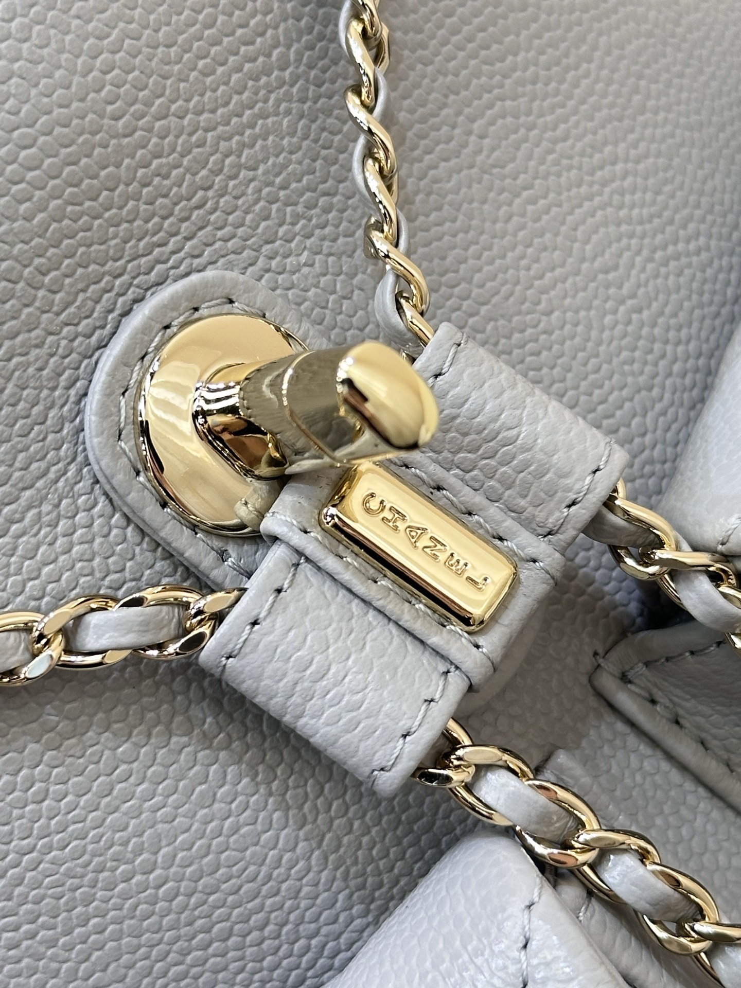 Chanel Mini Backpack Grey Leather with Chain Detail, Daily Commute Essential 4 i1744873188329 7655 0 7
