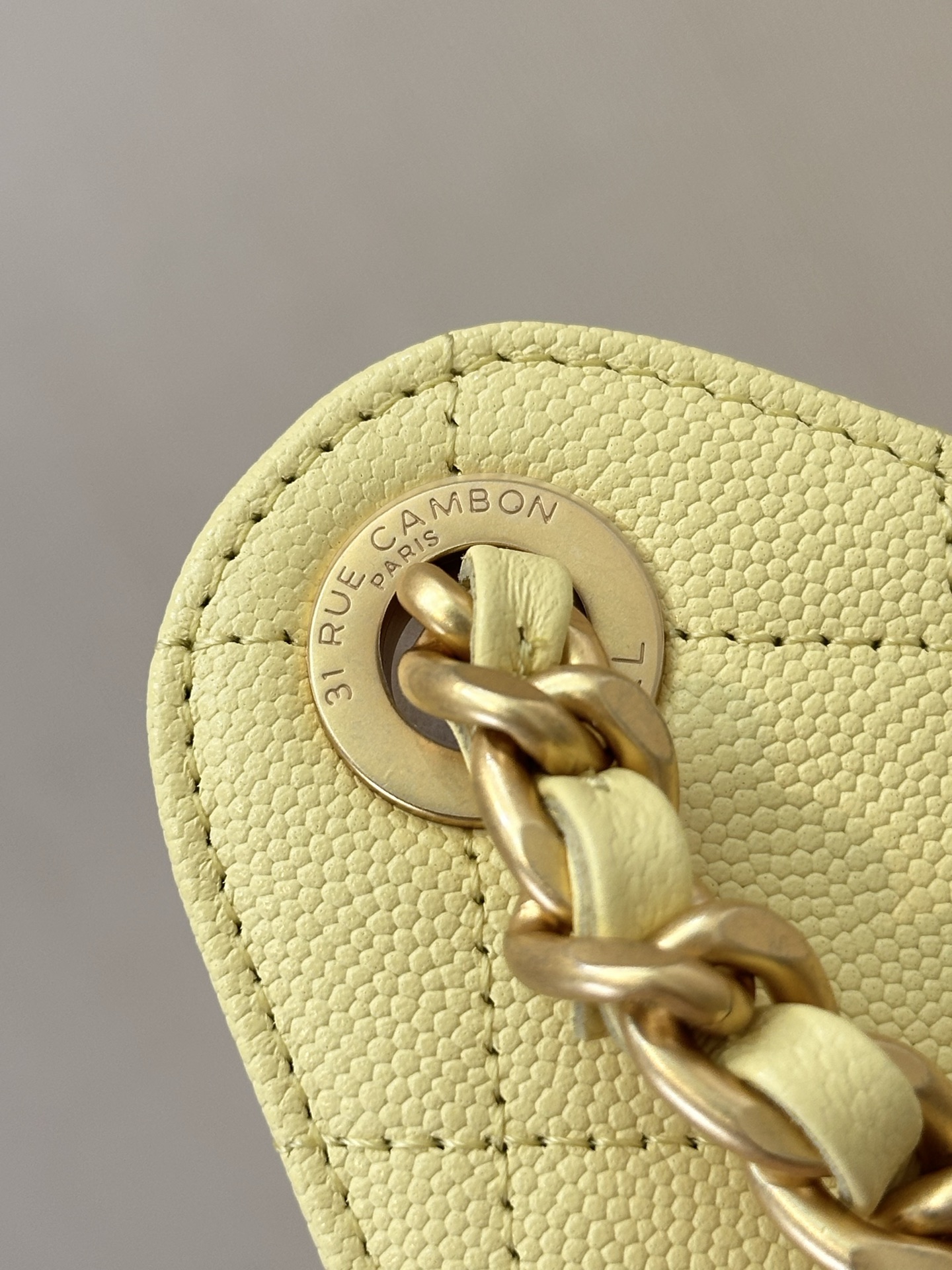 Chanel 25 Small Hobo Bag Yellow Leather with Gold Chain 7 i1745231329563 4339 0 6