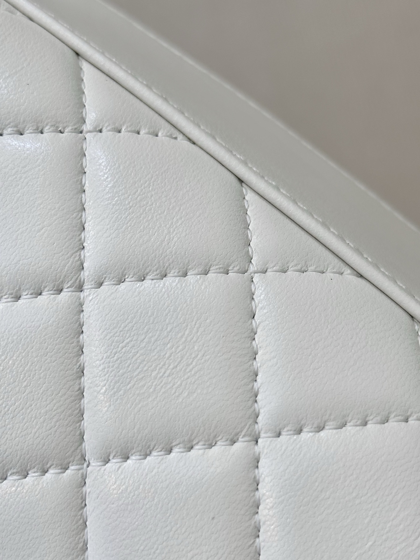 Chanel White Lambskin Quilted Bowling Bag with Silver Chain Strap 10 i1745231361507 1464 0 8