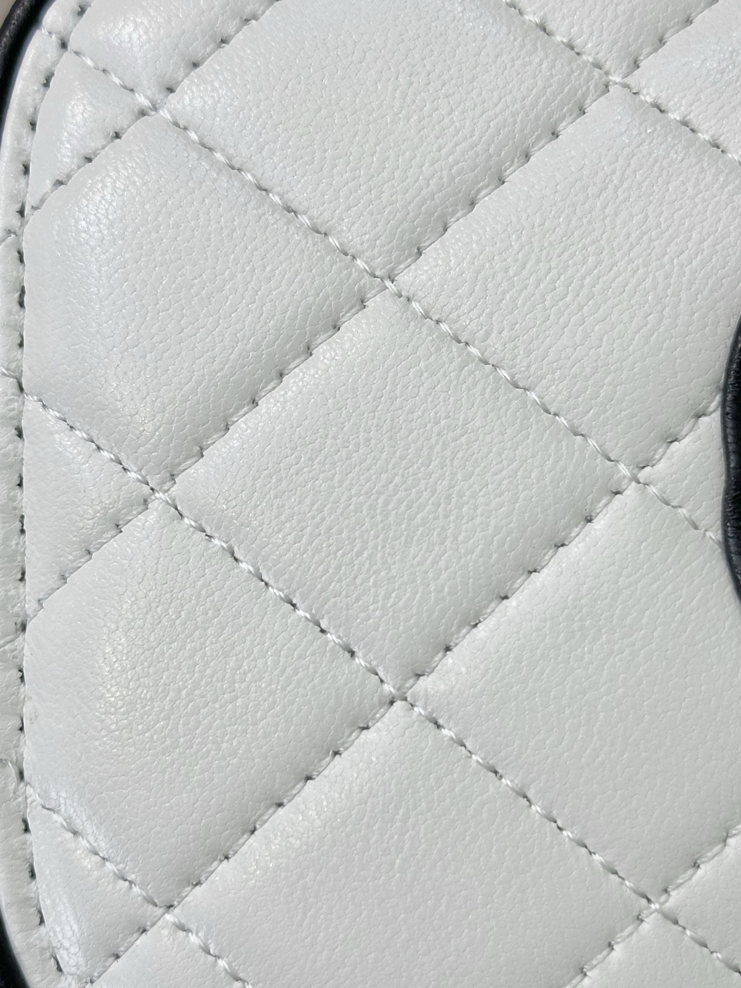 Chanel White Lambskin Quilted Bowling Bag with Silver Chain Strap 8 i1745231362587 6613 0 6