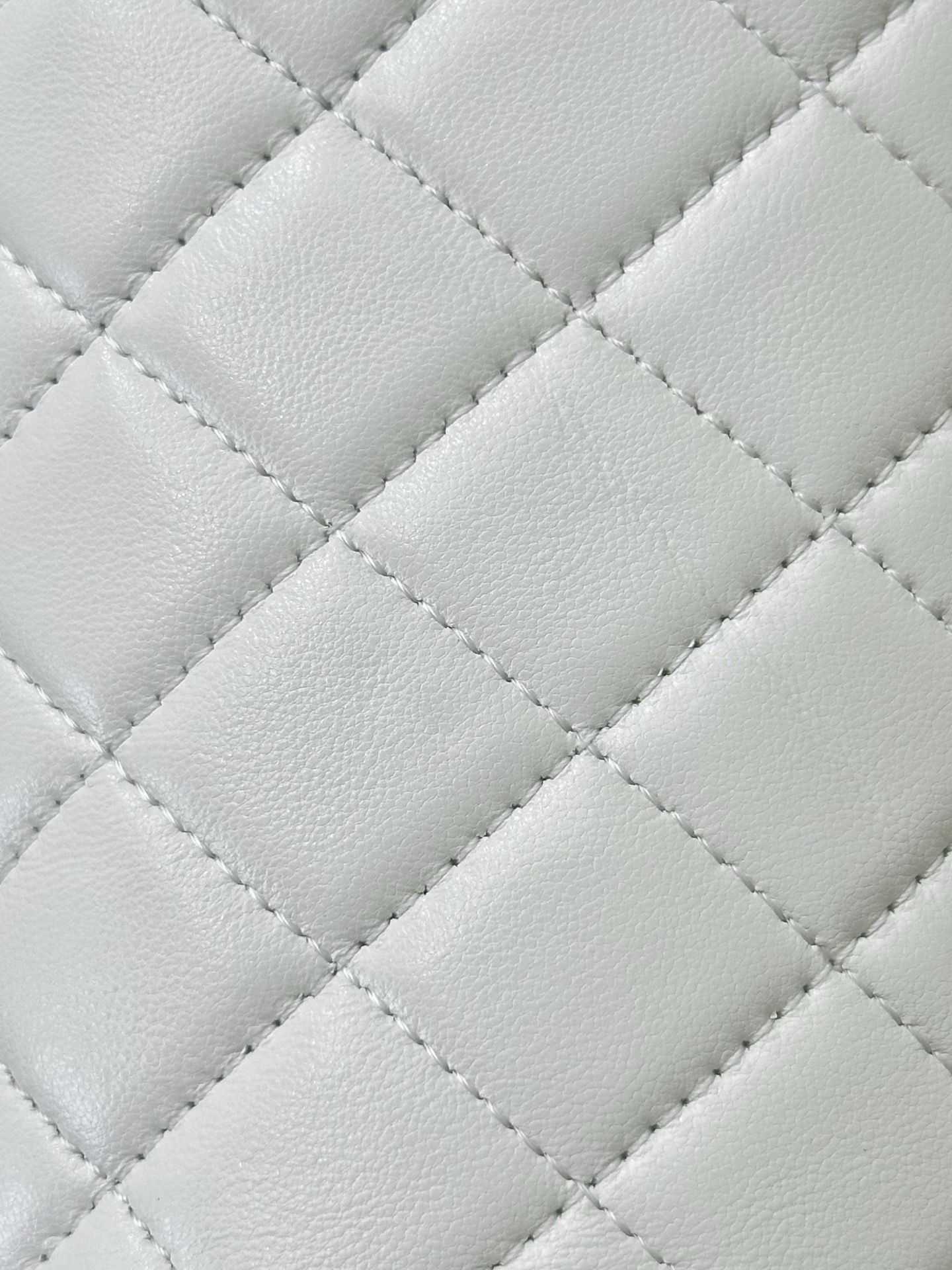 Chanel White Lambskin Quilted Bowling Bag with Silver Chain Strap 5 i1745231362617 1370 0 3