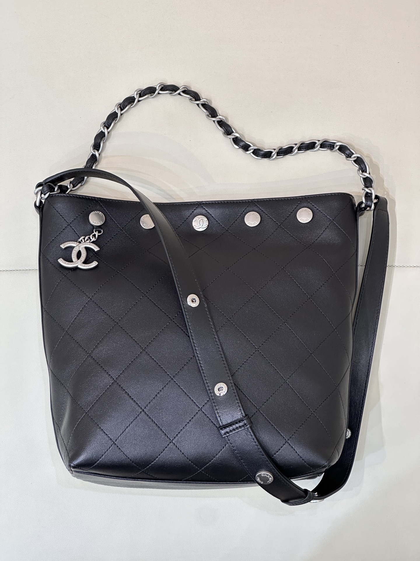 CHANEL シャネル 25P コイン ペンダント hobo バケットバッグ カジュアルで気まま ワンショルダー斜めがけ-トップ品質