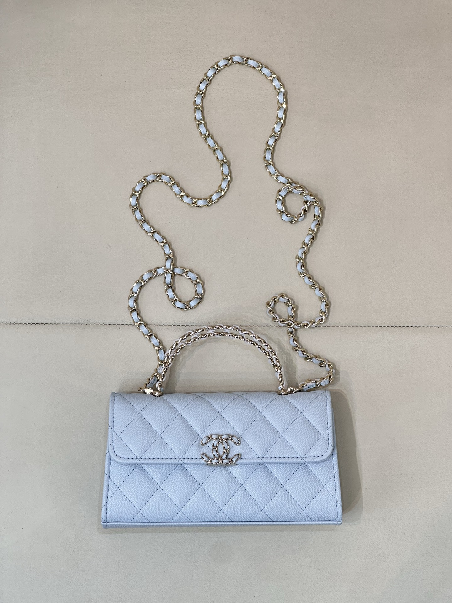 CHANEL シャネル ミニKelly クロスハンドル カブストーン牛革 キルティングチェーン シャンパン金具ロゴ 隠しモデル 人気モデル 旧チャネル-トップ品質