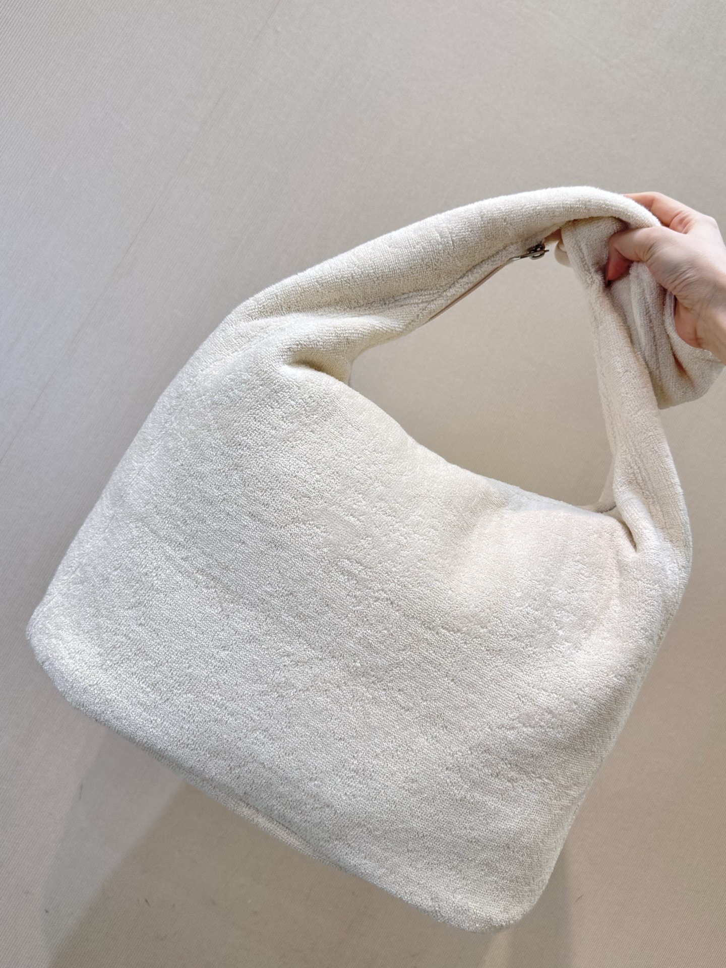 Chanel Inspired Beach Tote Bag, Summer Essential, Classic Design, Soft Towel Material 7 i1749895970381 2200 0 5