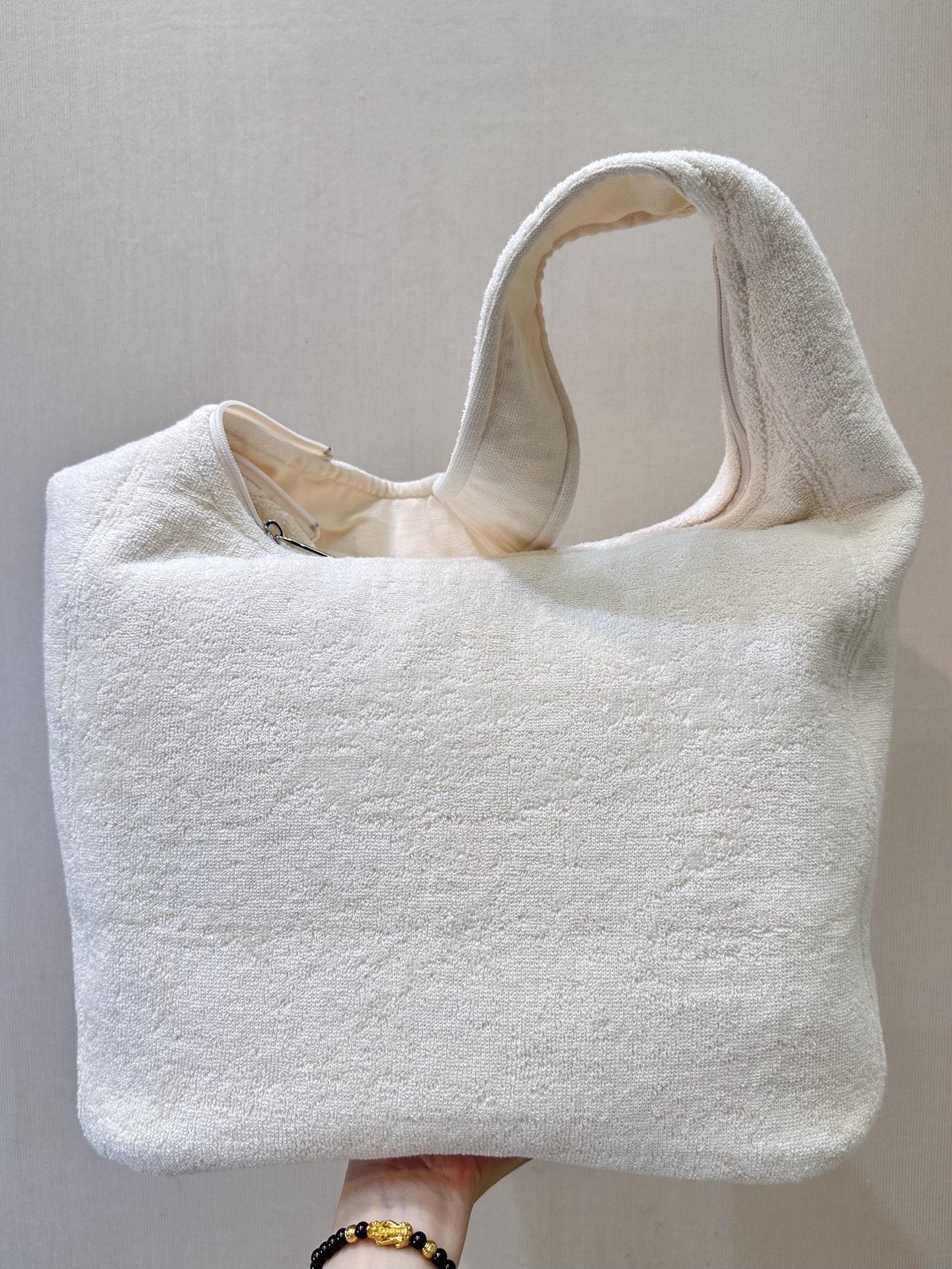 Chanel Inspired Beach Tote Bag, Summer Essential, Classic Design, Soft Towel Material 8 i1749895972461 2466 0 6