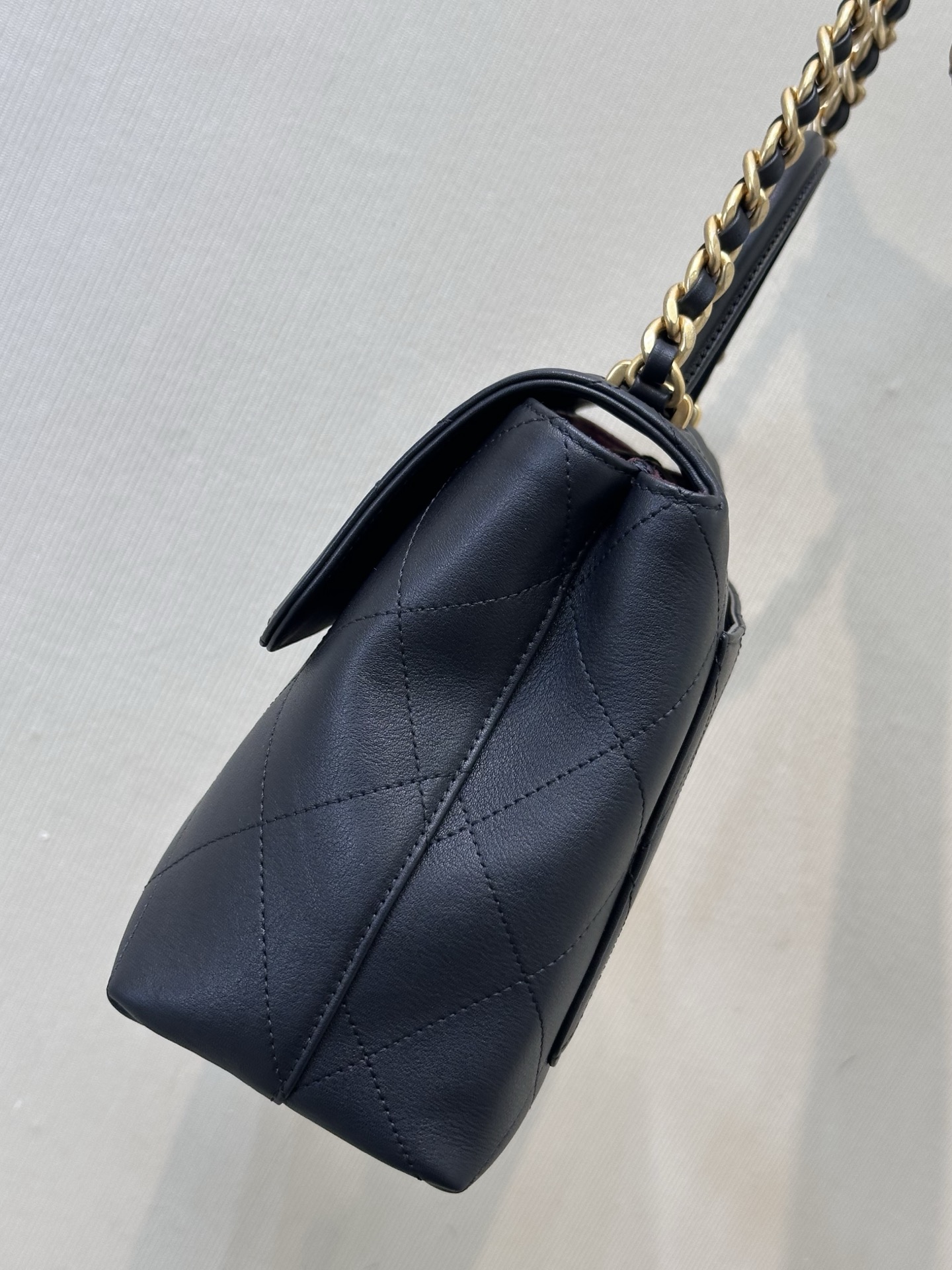 Chanel Trapezoid Bag with Double C Logo, Quilted Design & Leather Chain 3 i1750068093196 2719 0 2