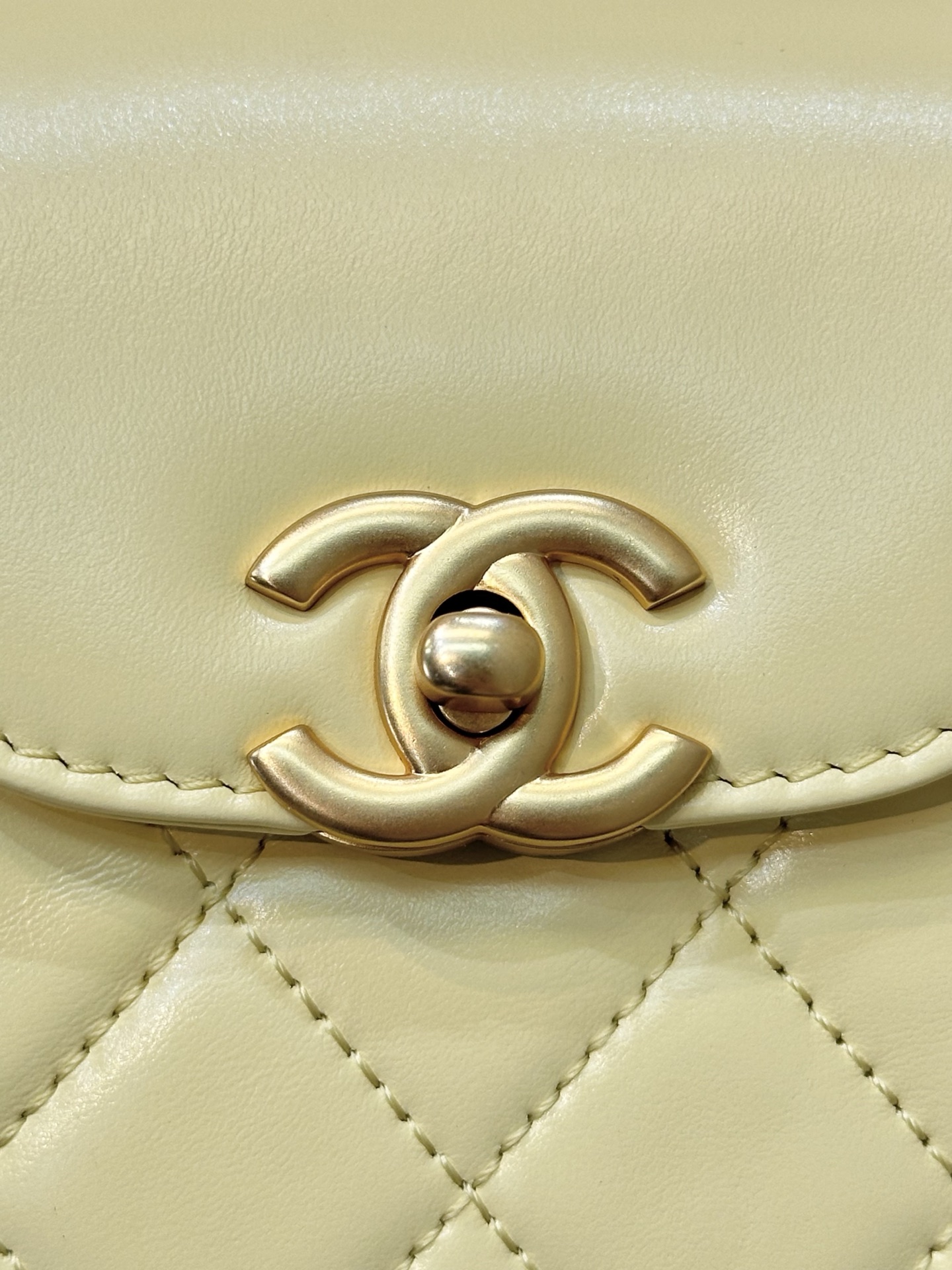 Elegant Quilted Leather Bag with CC Turn Lock Closure and Gold Hardware 3 i1750154371103 6826 0 1
