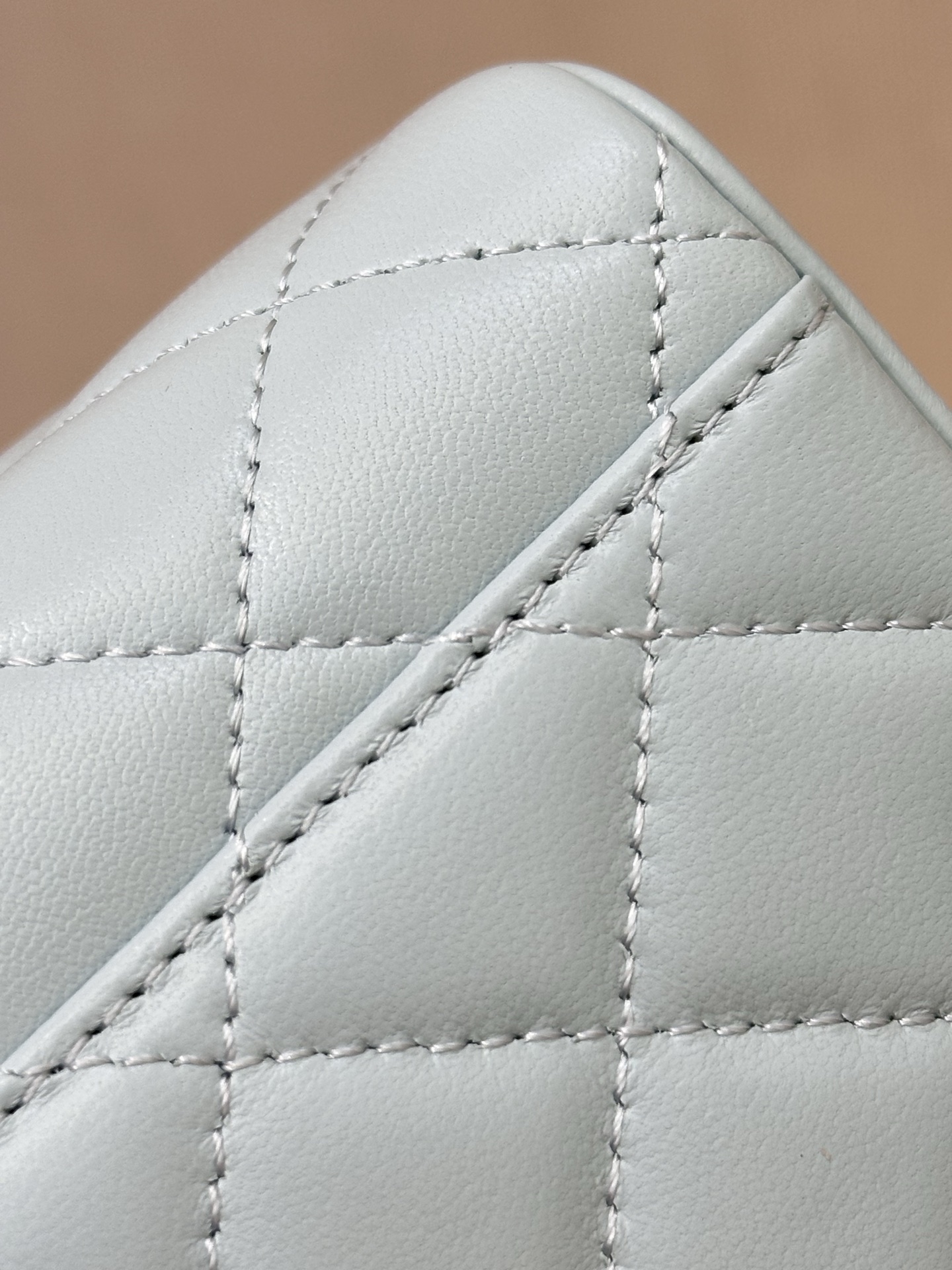Chanel Lambskin Quilted Vanity Bag with Chain, Light Blue, Gold Hardware 5 i1758271001213 6950 0 3