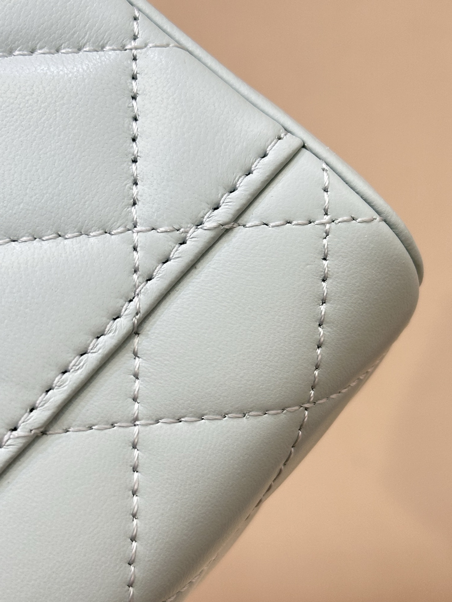 Chanel Lambskin Quilted Vanity Bag with Chain, Light Blue, Gold Hardware 8 i1758271001283 9229 0 6