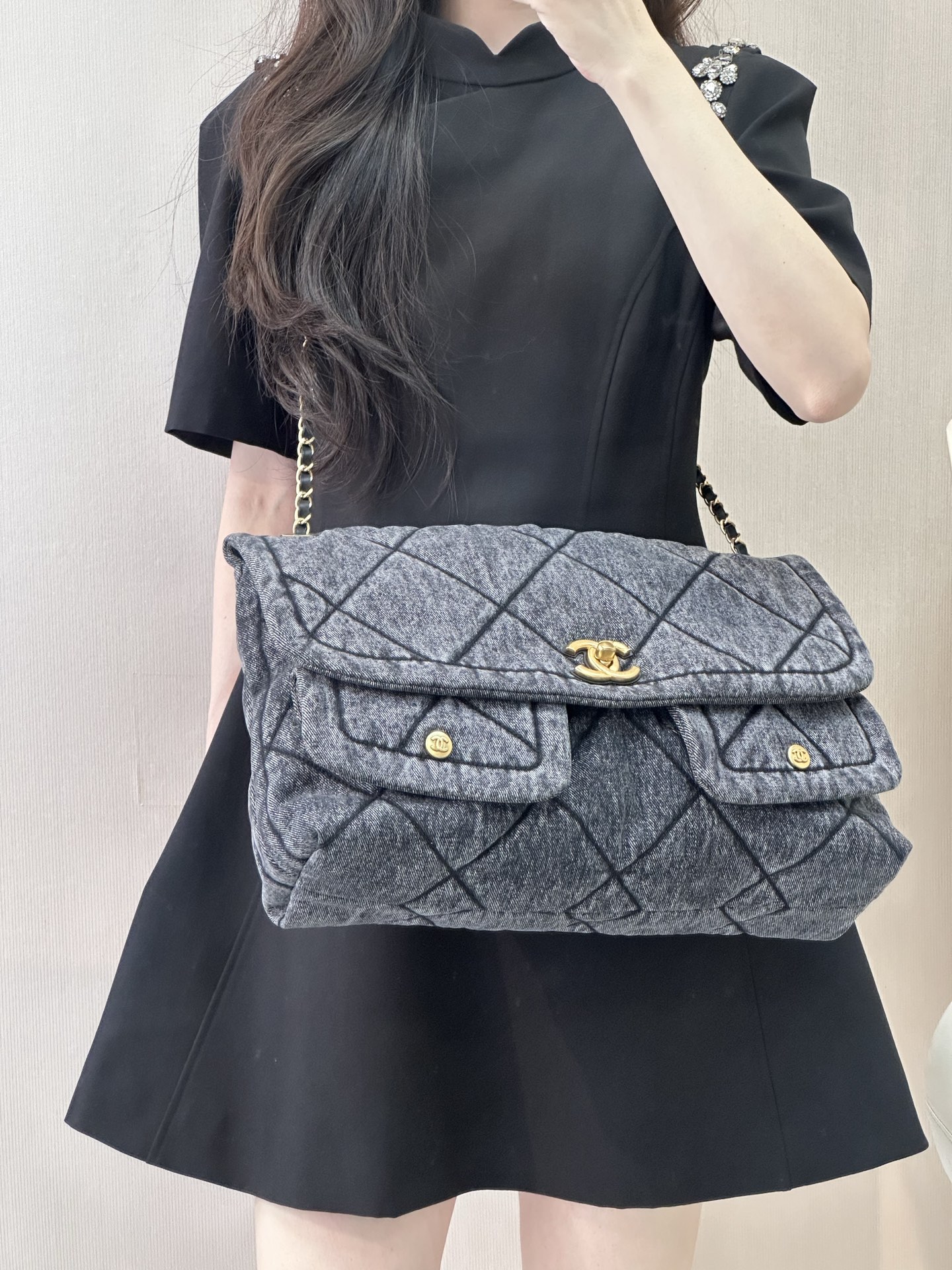 NO:719144,5727 model top,chanel,chanel198609095727 模特上身,香奈儿,chanel,Bag