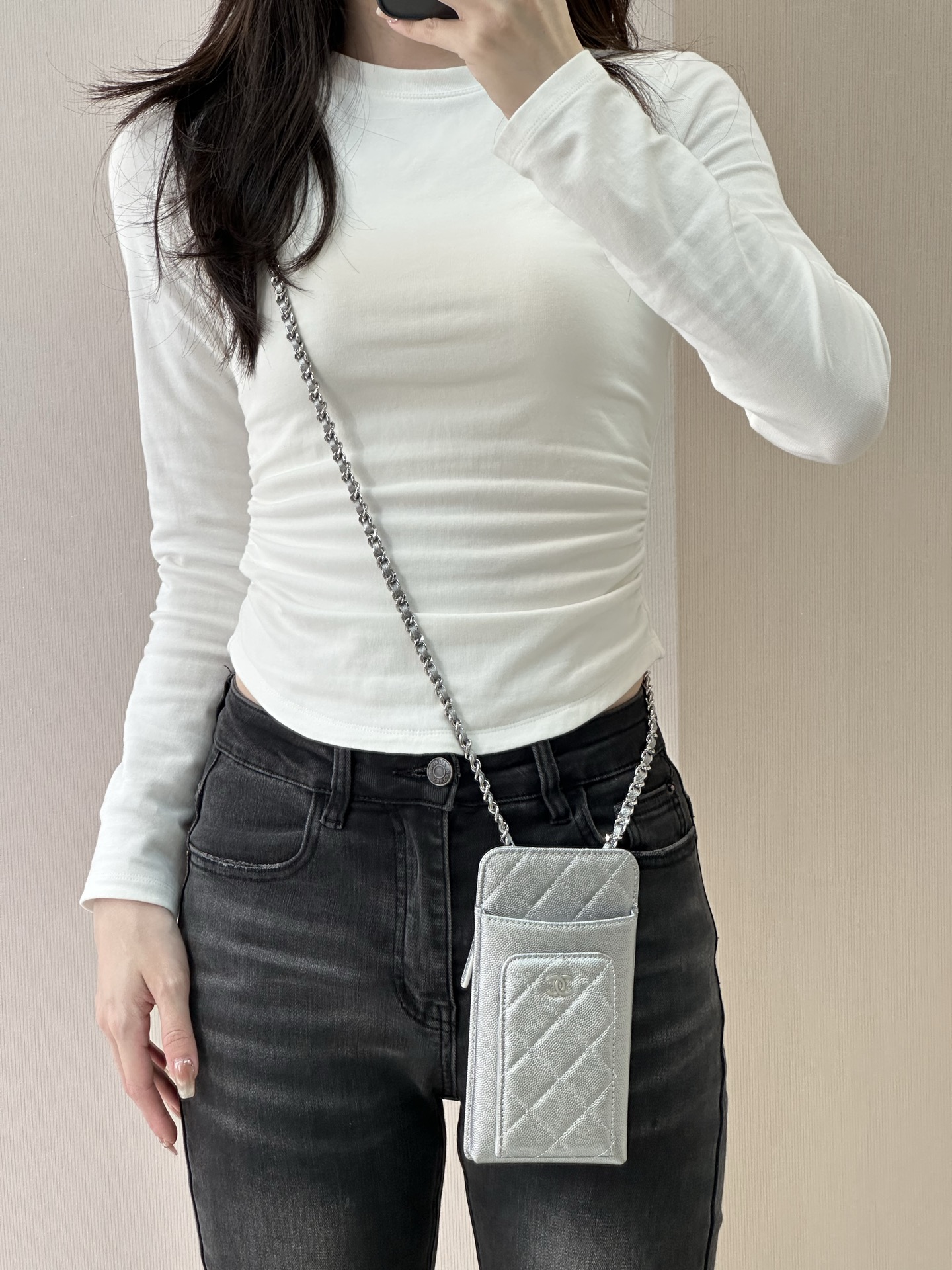NO:853352,silver upper body,chanel wallet,chanel,wallets19860909银色上身,chanel钱包,chanel,wallets,欧美剧