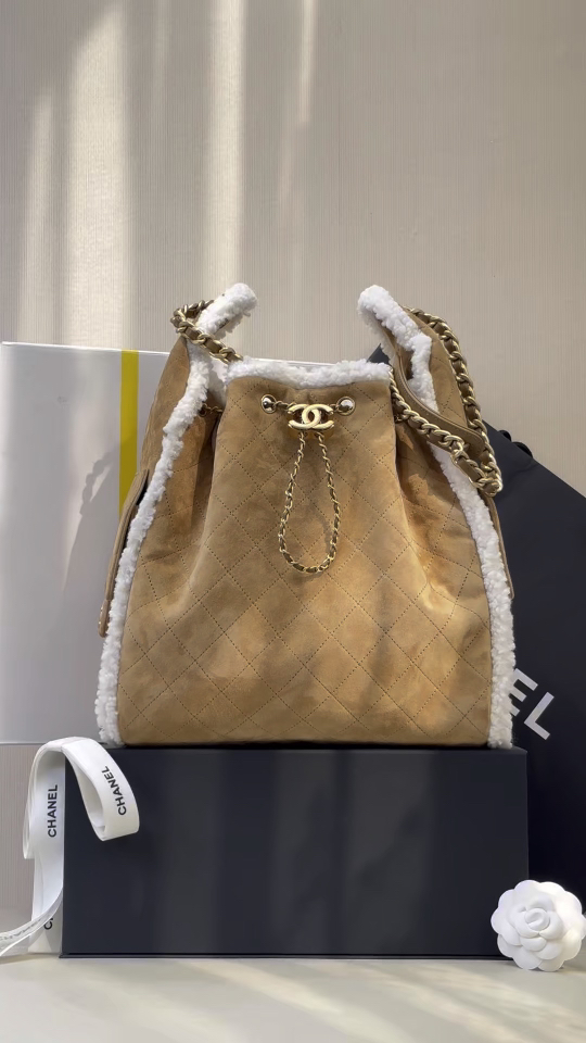 5311 Artículo muy raro, el nuevo bolso hobo de lana de cordero de Xiang Nai