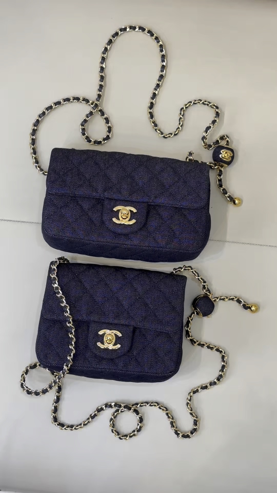 1786/1787 Chanel 26a es nuevo, los elementos de mezclilla son los reyes