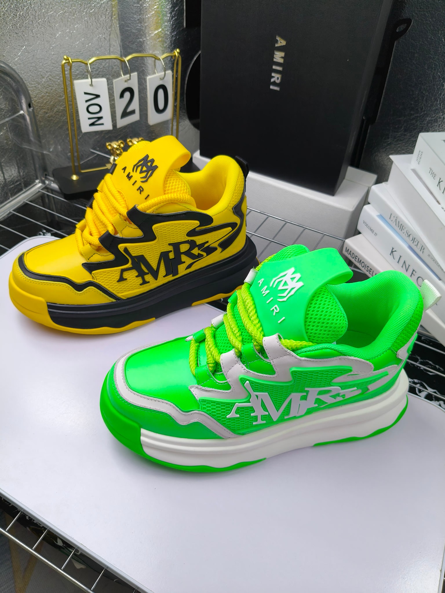 Los nuevos productos de otoño e invierno de AMIRI Emil salen de fábrica 2024SS nueva serie de zapatos deportivos casual…