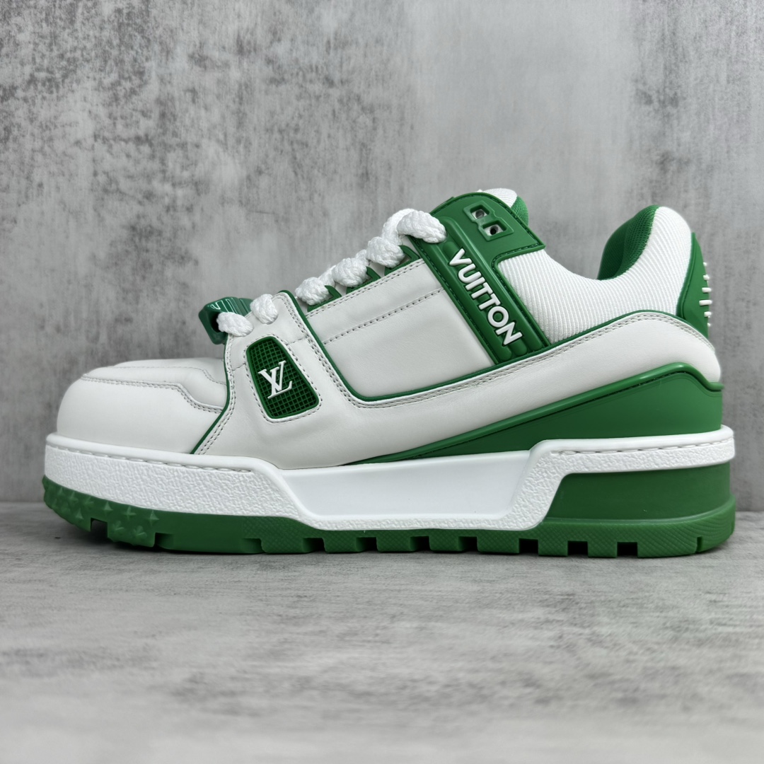 Louis Vuitton 新款上架 Louis Vuitton 23S走秀款 胖丁Trainer 面包鞋 滑板鞋 休闲 运动鞋 DIY串珠Louis vuitton 路易威登2023年男装春夏走秀款
