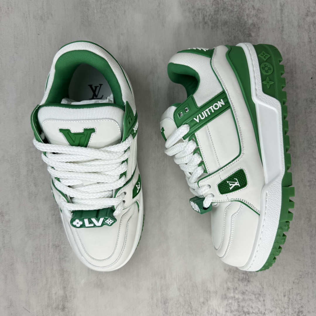 Louis Vuitton 新款上架 Louis Vuitton 23S走秀款 胖丁Trainer 面包鞋 滑板鞋 休闲 运动鞋 DIY串珠Louis vuitton 路易威登2023年男装春夏走秀款