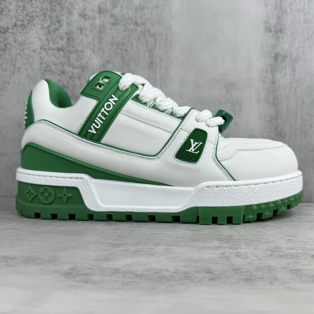 Louis Vuitton 新款上架 Louis Vuitton 23S走秀款 胖丁Trainer 面包鞋 滑板鞋 休闲 运动鞋 DIY串珠Louis vuitton 路易威登2023年男装春夏走秀款