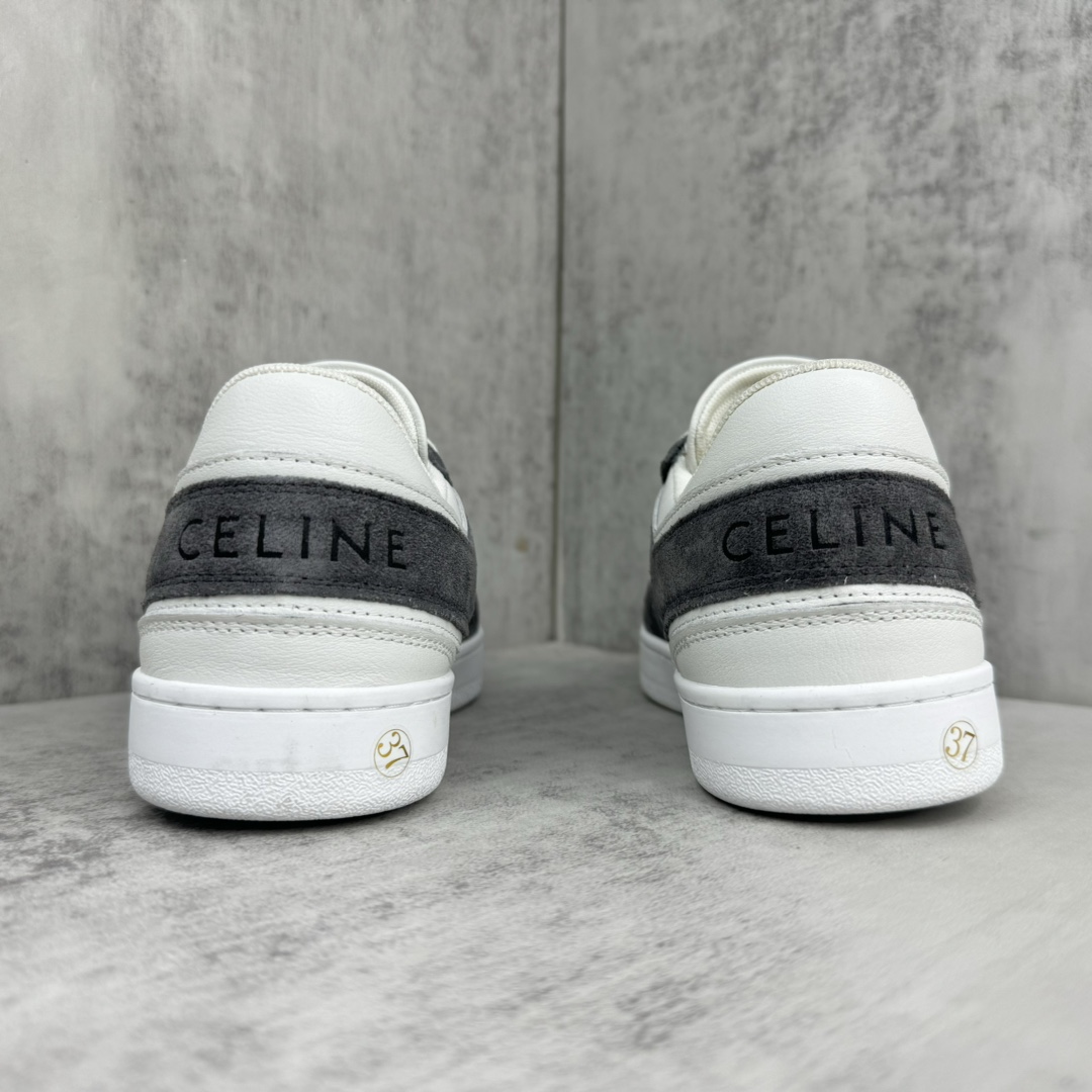 Celine 新款上架 CELINE赛琳Trainer系列 休闲运动滑板鞋 官网热度火爆全球达人打卡