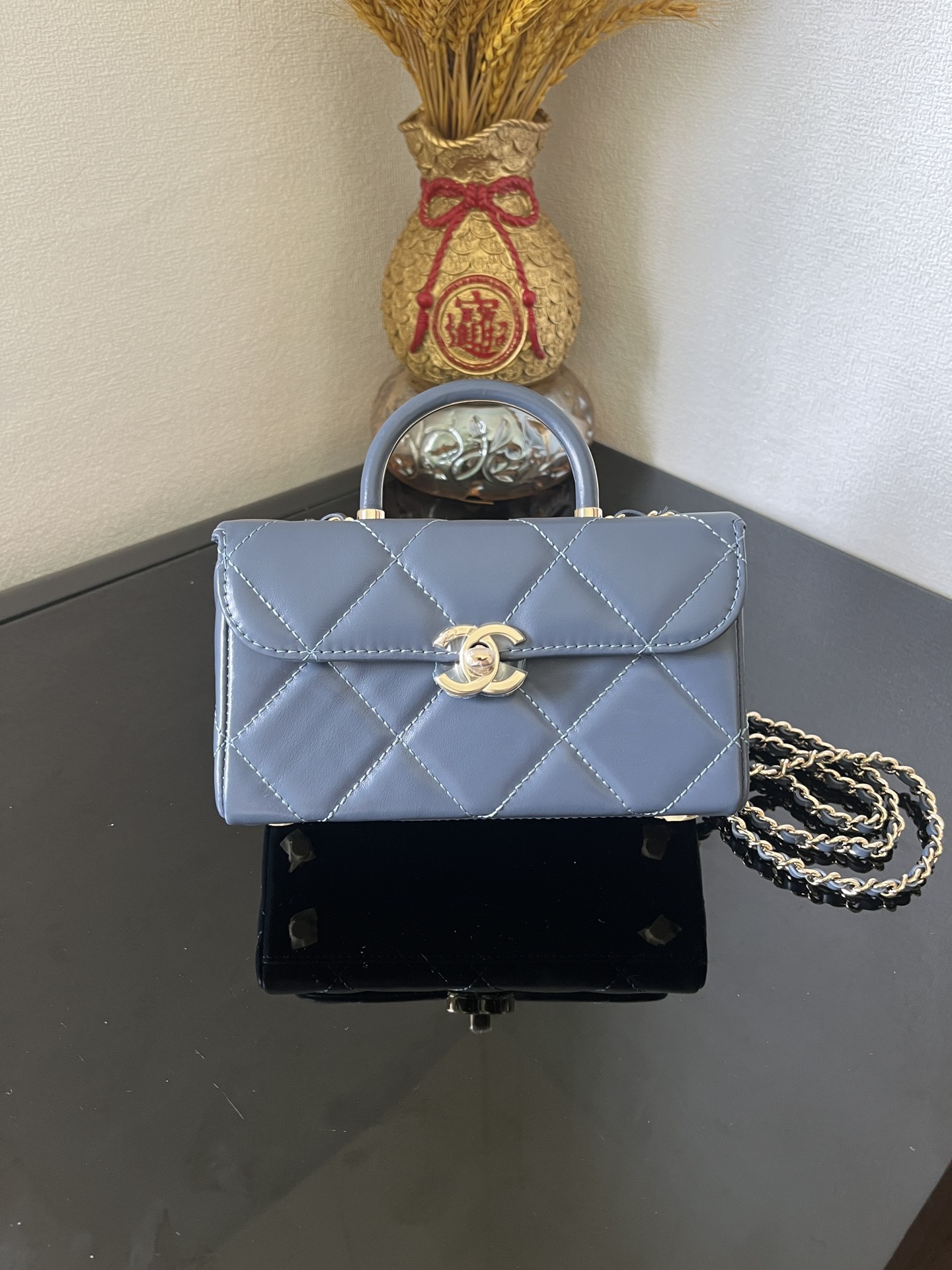 Chanel Luxury Designer Handbag crafted in premium calfskin leather 2