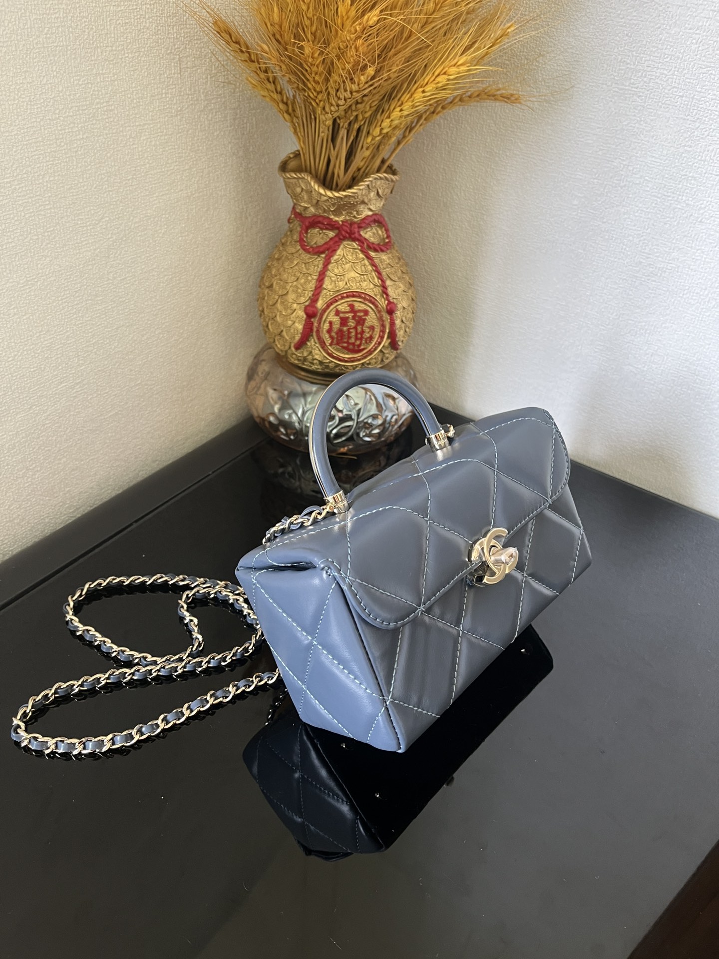 Chanel Luxury Designer Handbag crafted in premium calfskin leather 4