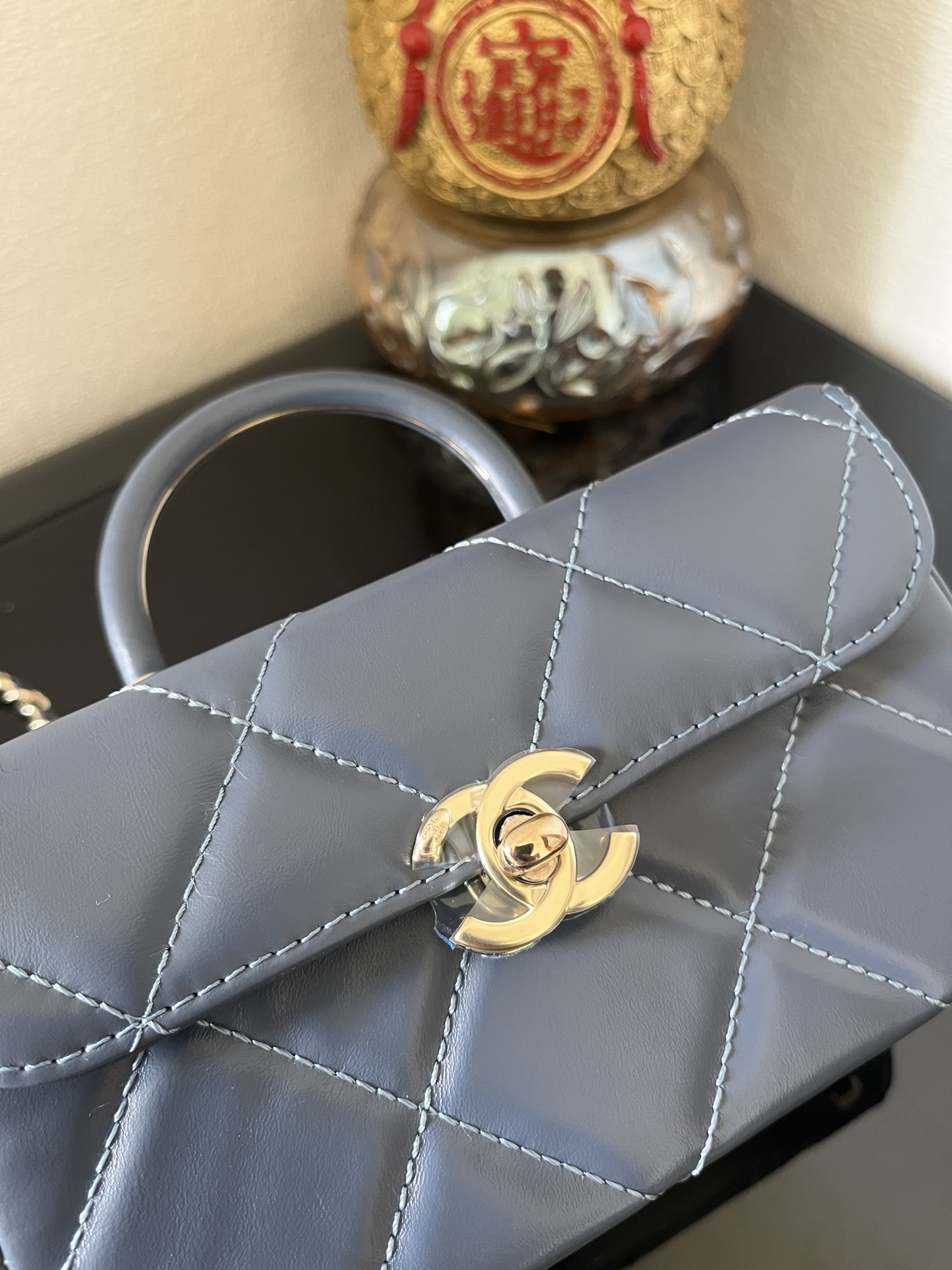Chanel Luxury Designer Handbag crafted in premium calfskin leather 6