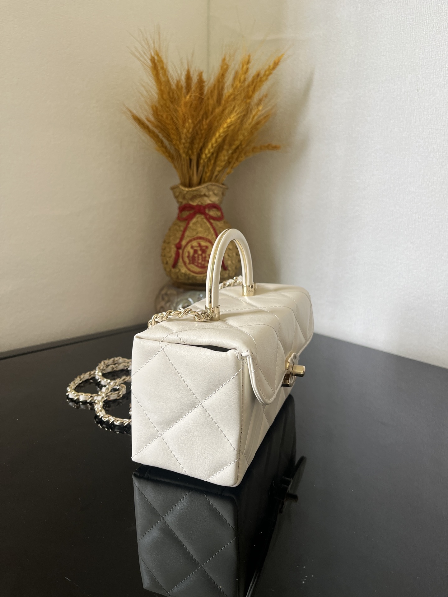Chanel Luxury Designer Handbag crafted in premium calfskin leather 4