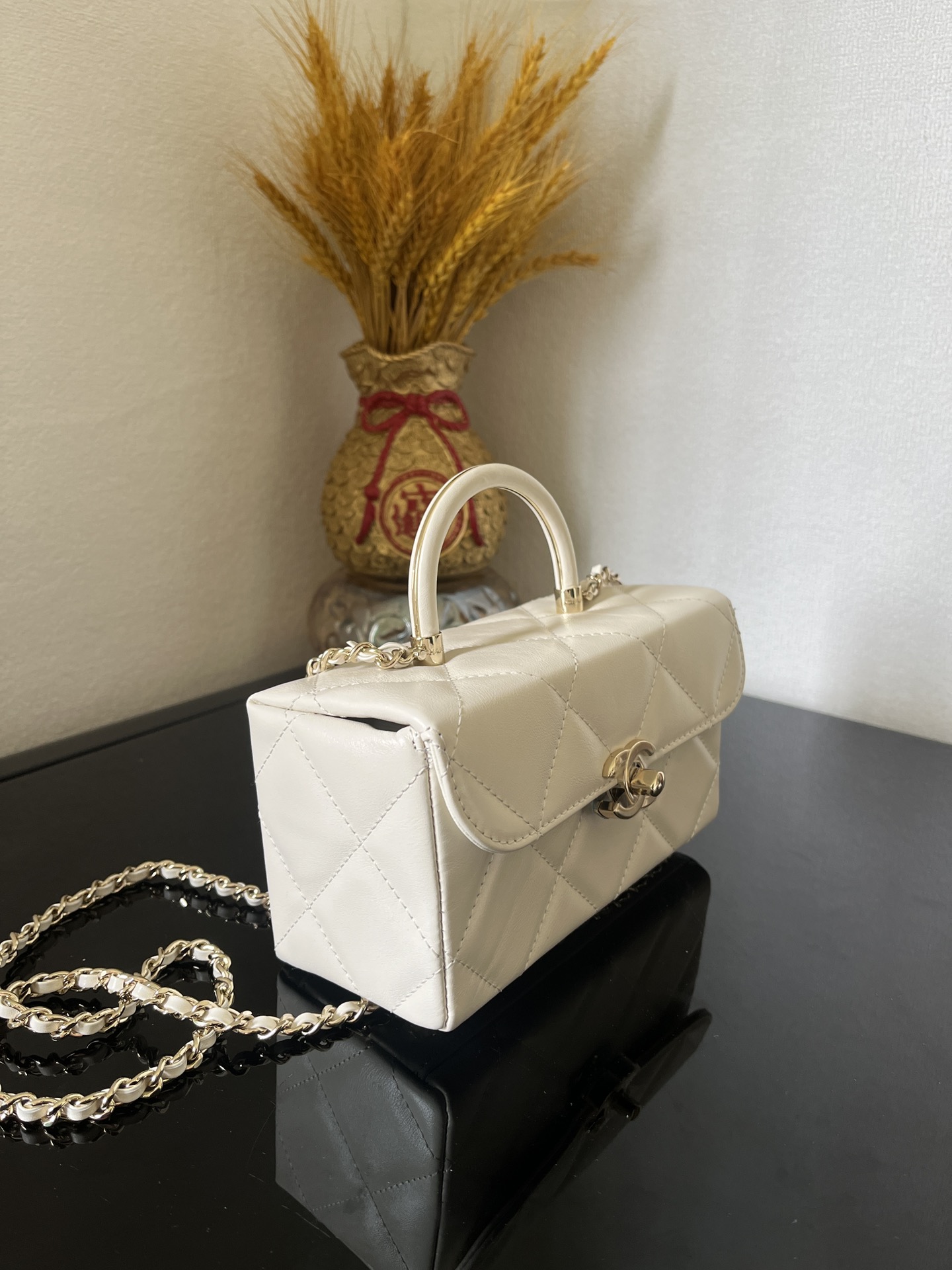 Chanel Luxury Designer Handbag crafted in premium calfskin leather 3