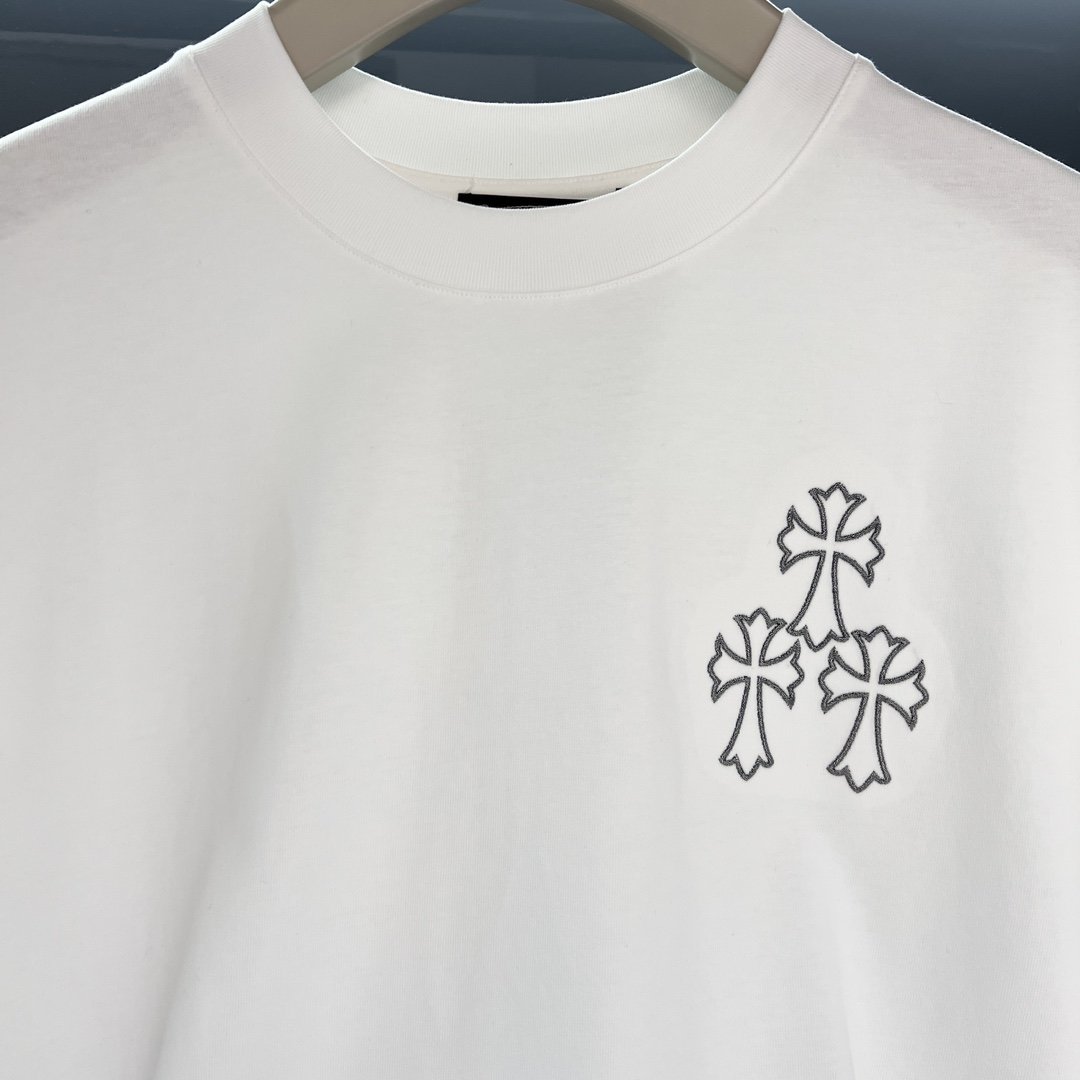 春夏新品ChromeH*arts/克*心男士印花十字架短袖T恤精益求精的贸易订单渠道,打破常规复刻.OS