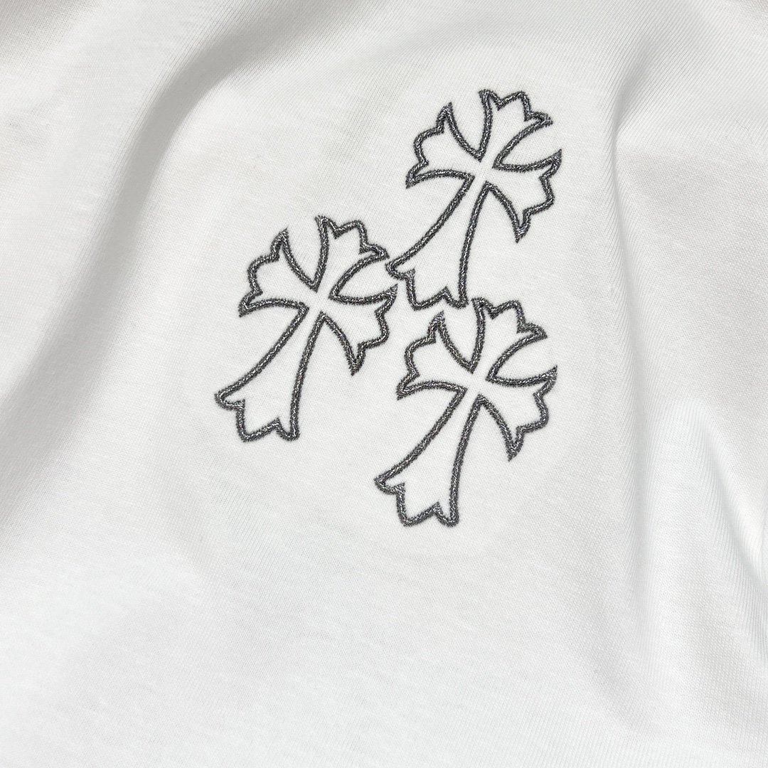 春夏新品ChromeH*arts/克*心男士印花十字架短袖T恤精益求精的贸易订单渠道,打破常规复刻.OS