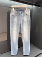 Replica Sale online
 Louis Vuitton New
 Clothing Jeans Blue Cotton Cowhide Denim Spring/Summer Collection Edge