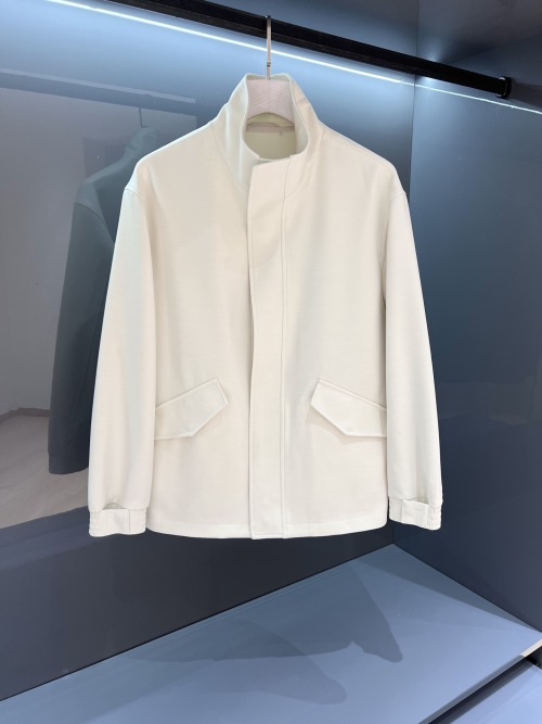 Men's Wool Blend Stand Collar Button Loose Fit Jacket - Spring Essential 1 Men's Wool Blend Stand Collar Button Loose Fit Jacket - Spring Essential