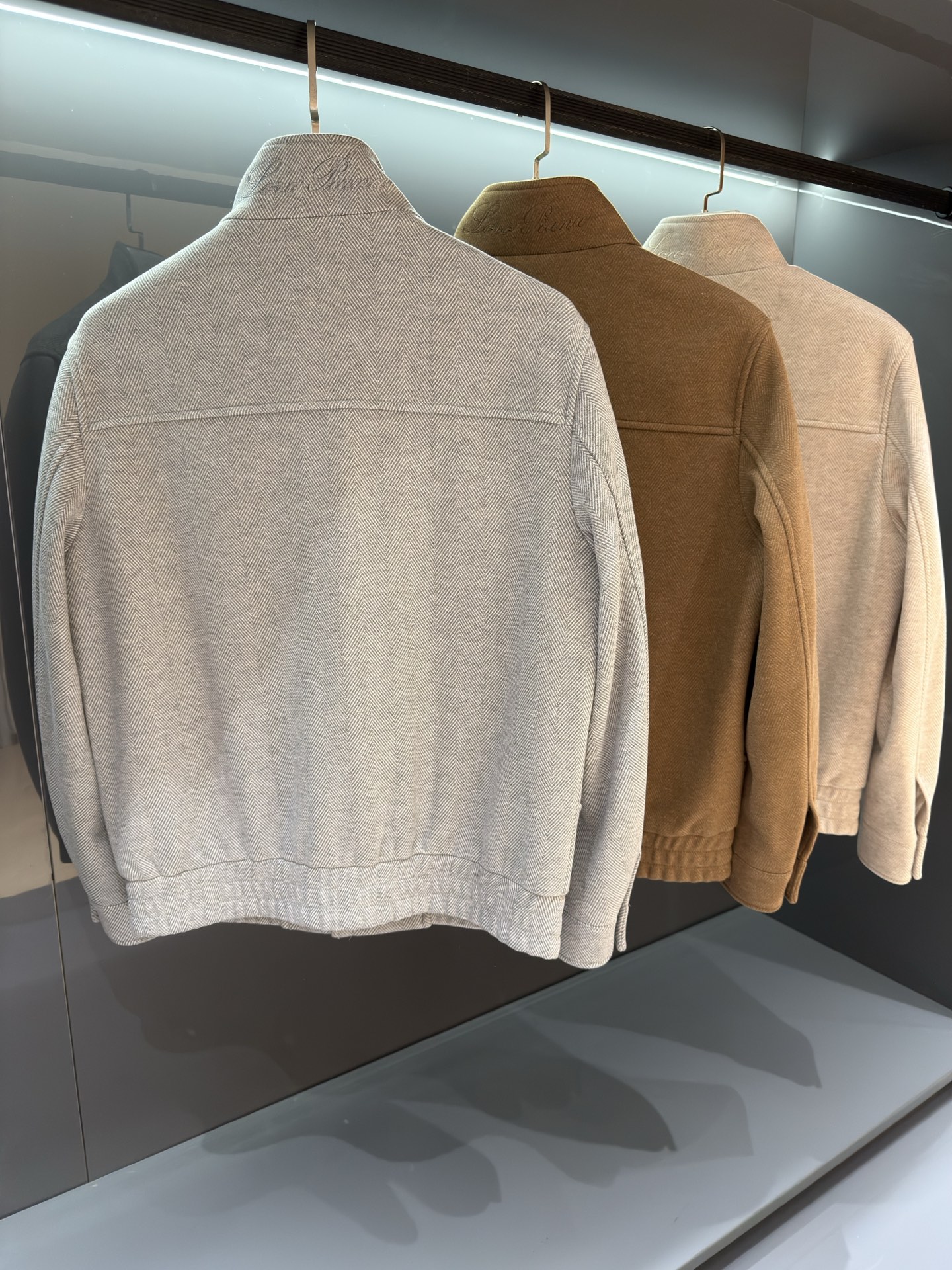 25SS 秋冬新品 lP🆕男士高端商务休闲羊毛混纺 立翻领夹克外套，贸易公司渠道臻品，系出名门，纯正血统