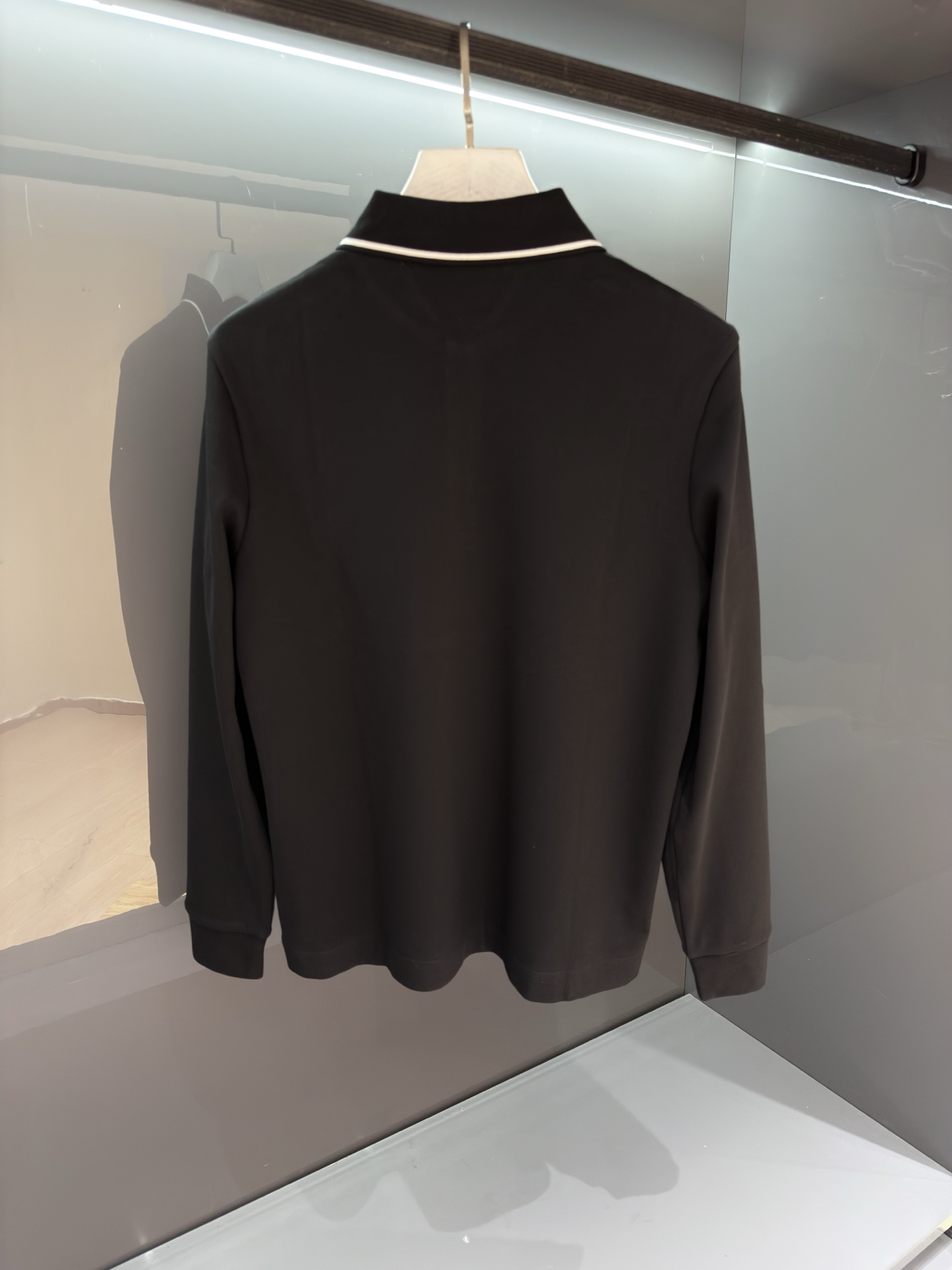 Di*r 高端加绒翻领商务休闲长袖打底衫 2025SS 秋冬 翻领长袖POLO衫 贸易公司渠道稀出，头阵