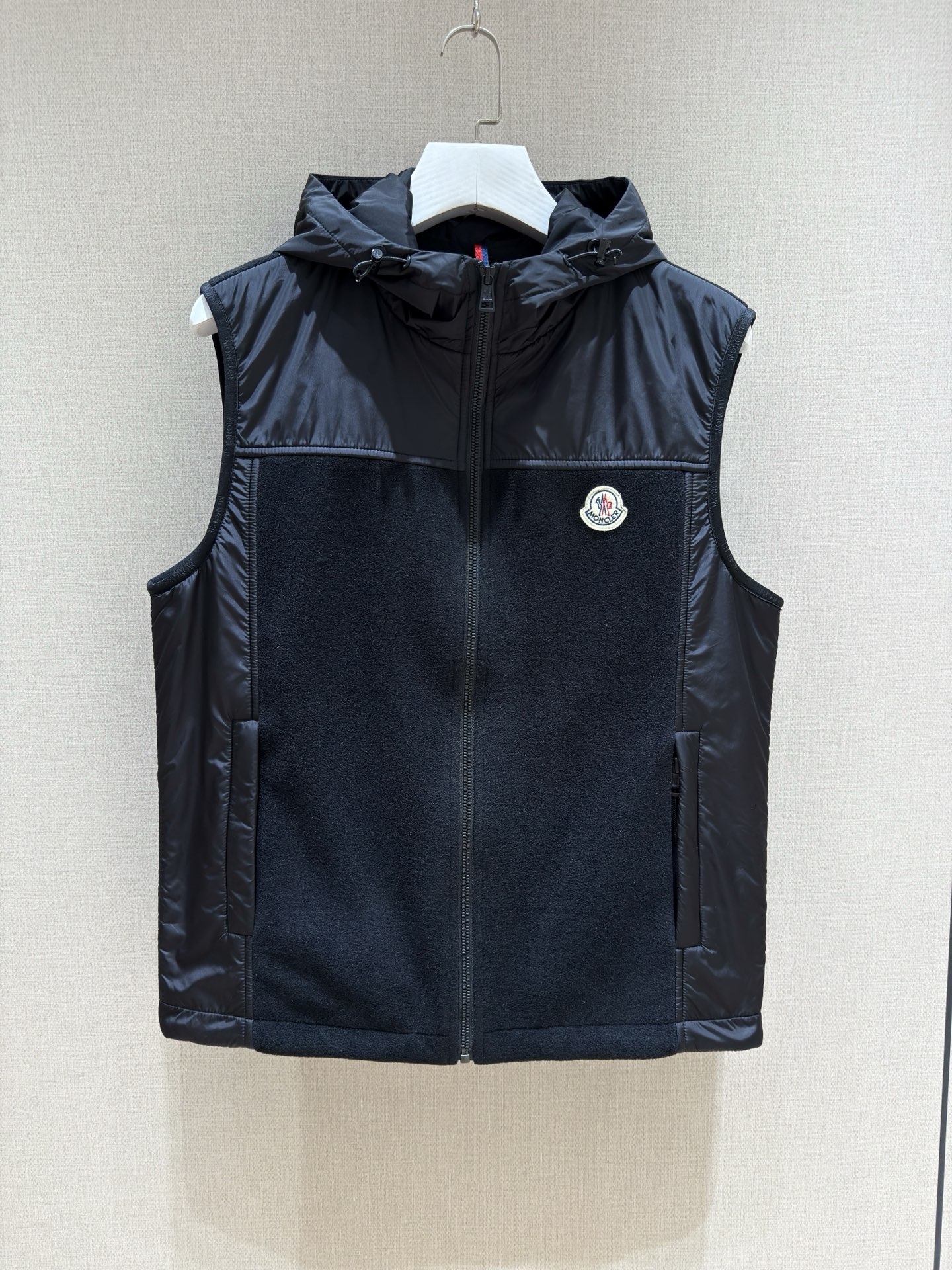 Mon 抓绒连帽马甲