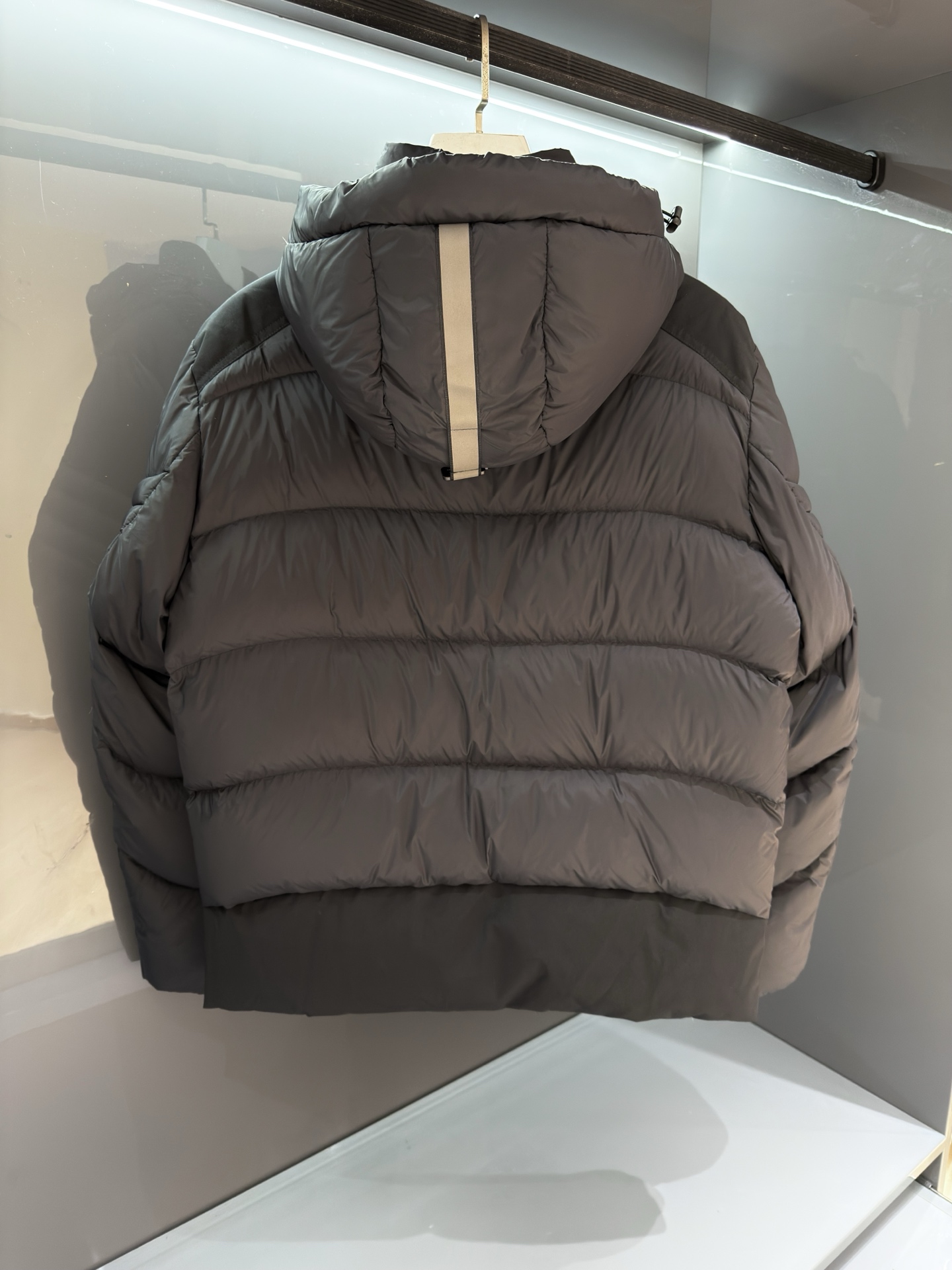 GOOSE加拿大鹅 Crofton纯色连帽拉链户外保暖排骨羽绒服 90绒填充 750蓬松度 田岛绣刺 白