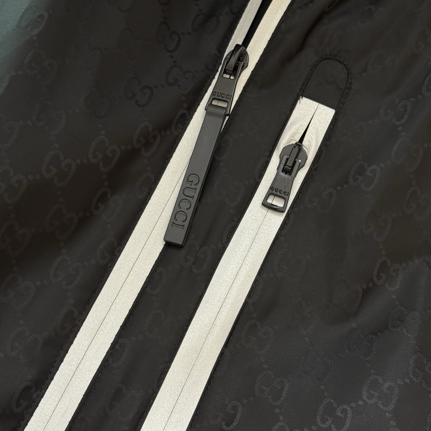 2026SS春夏新品 男士提花连帽夹克外套 男女同款满幅经典GG暗纹提花！贸易公司渠道稀出，标识元素以新