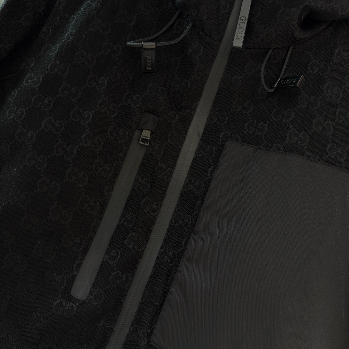 2026SS春夏新品 男士提花连帽夹克外套 男女同款满幅经典GG暗纹提花！贸易公司渠道稀出，标识元素以新