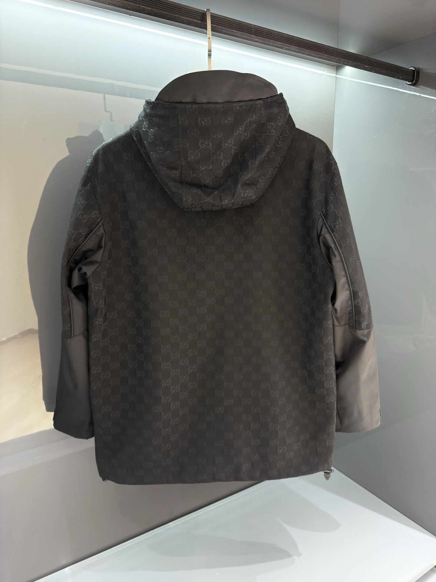 2026SS春夏新品 男士提花连帽夹克外套 男女同款满幅经典GG暗纹提花！贸易公司渠道稀出，标识元素以新