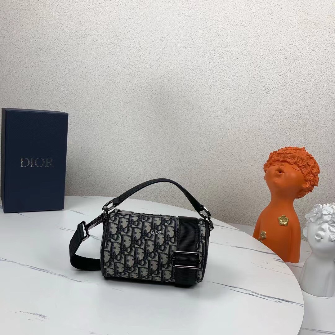 Dior Aaaaa +
 Sacs Besace Couleur beige Noir Gris Or blanc Jaune Cuir de veau vache Nylon Oblique Mini